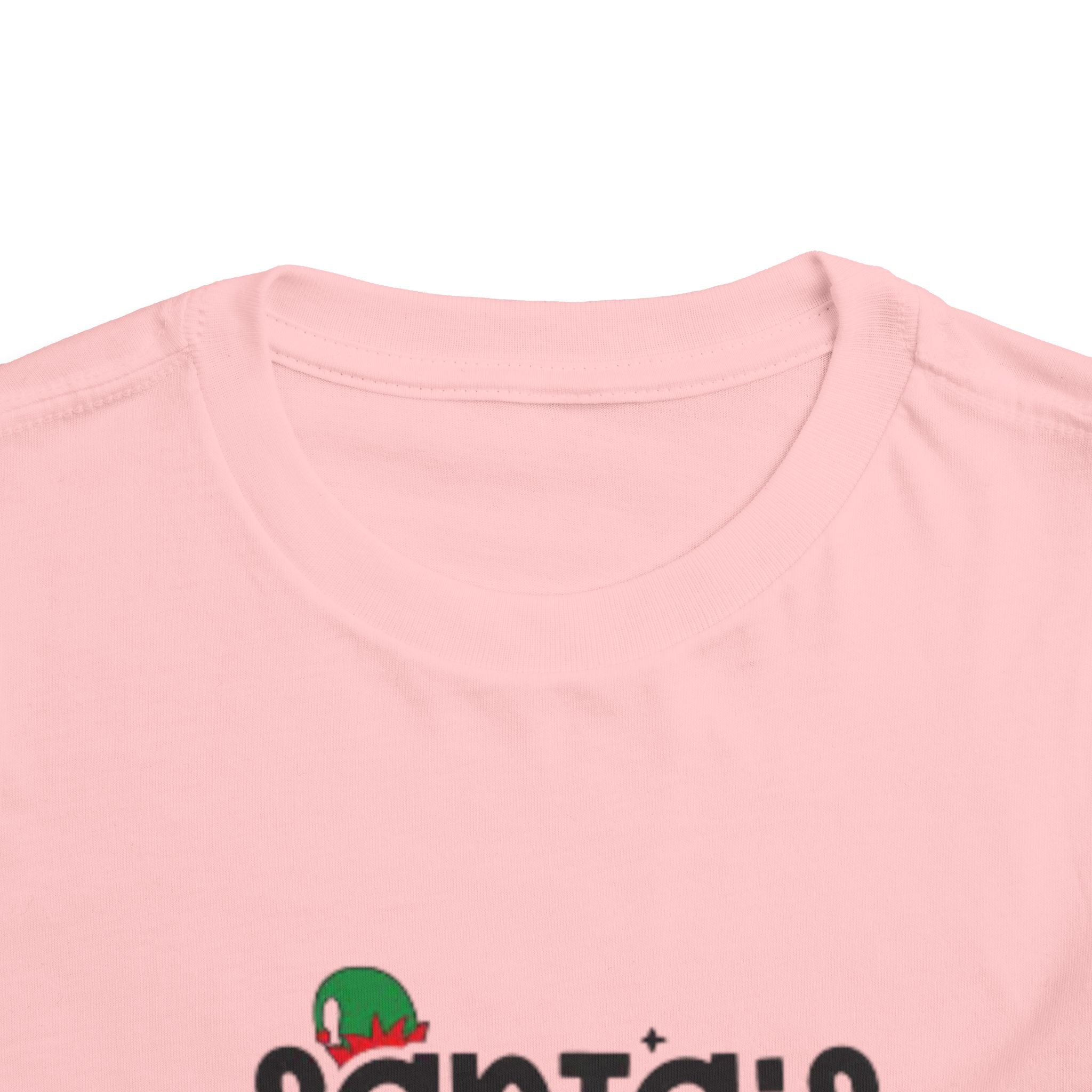 Santa's Cutest Elf Toddler Tee, Holiday Shirt, Christmas Clothing, Kids Apparel, Festive Gift, Elf T-Shirt