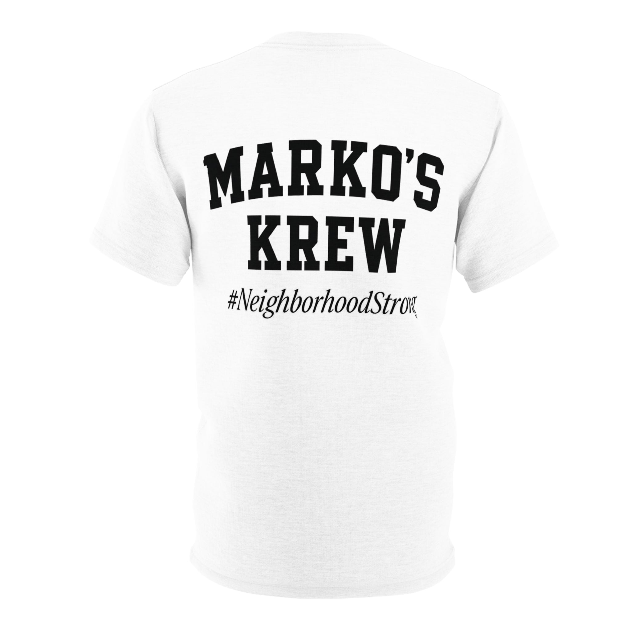 Team Marko Unisex Cut & Sew Tee, Custom Graphic Tee for Sports, Family Events, Birthday Gifts, Team Spirit Wear