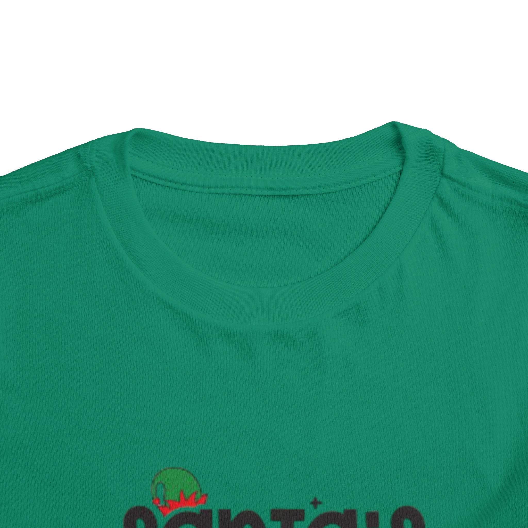 Santa's Cutest Elf Toddler Tee, Holiday Shirt, Christmas Clothing, Kids Apparel, Festive Gift, Elf T-Shirt