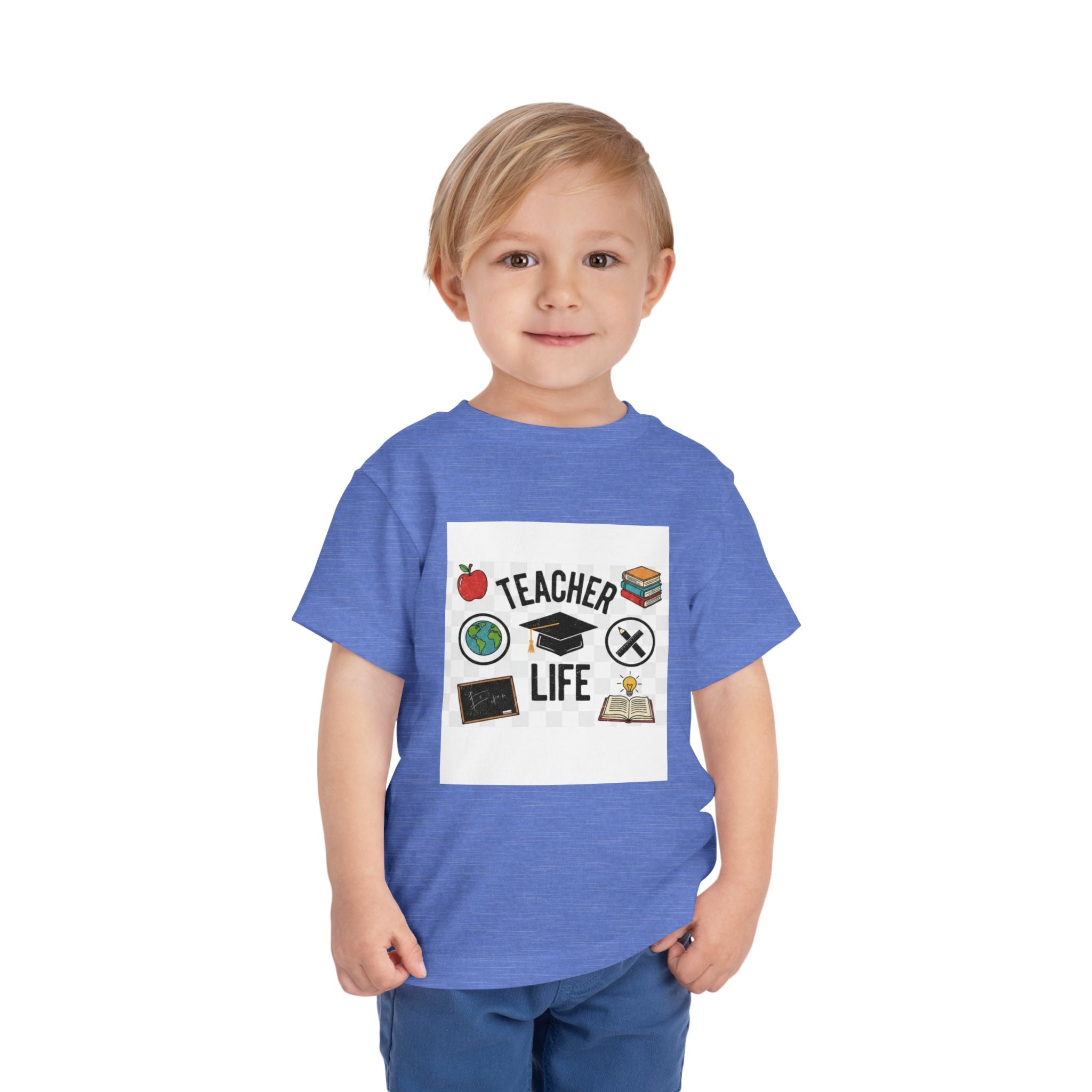Teacher Life Toddler Tee, Cute Kids T-Shirt, Back to School Gift, Toddler Apparel, Educational Tee, Teacher Gift