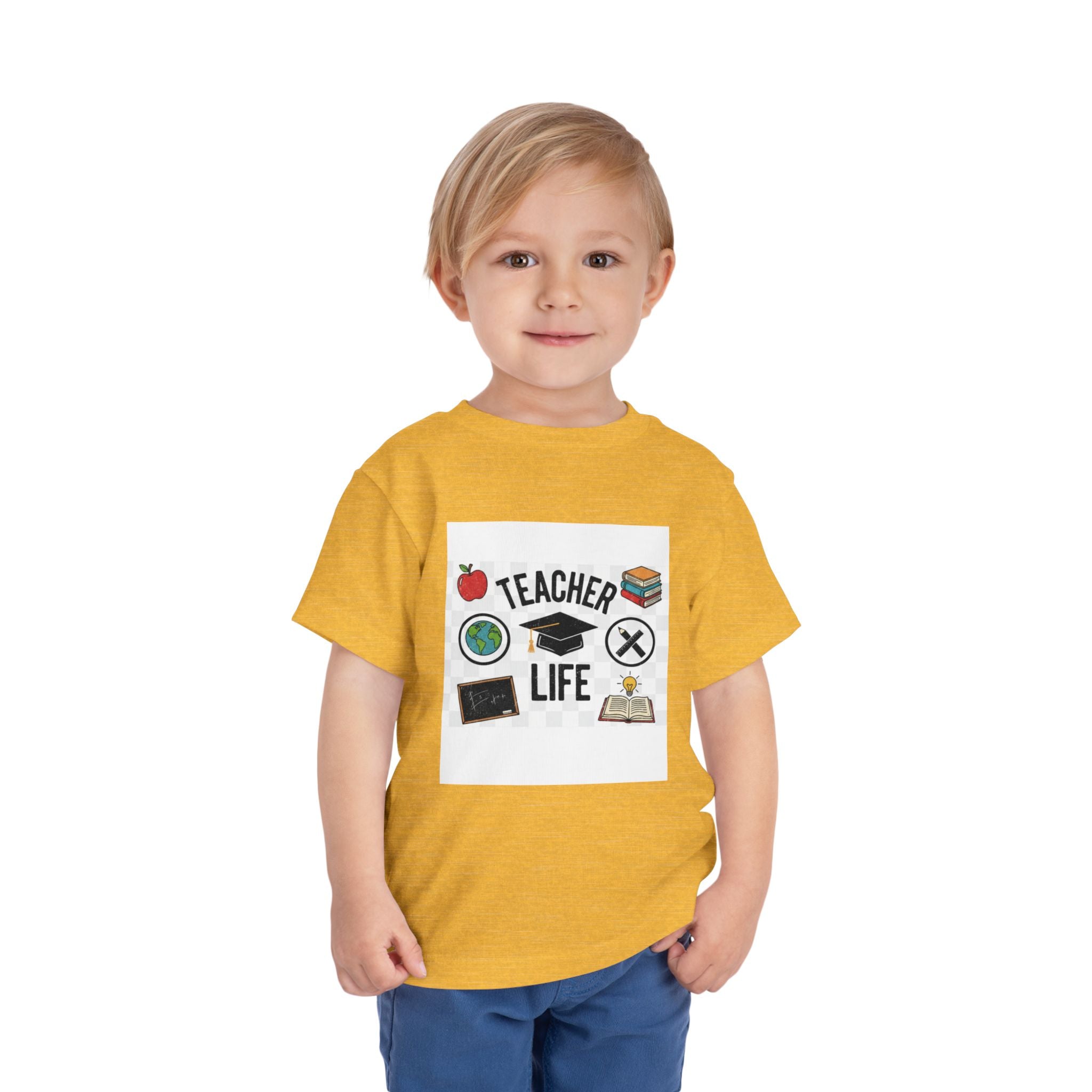 Teacher Life Toddler Tee, Cute Kids T-Shirt, Back to School Gift, Toddler Apparel, Educational Tee, Teacher Gift
