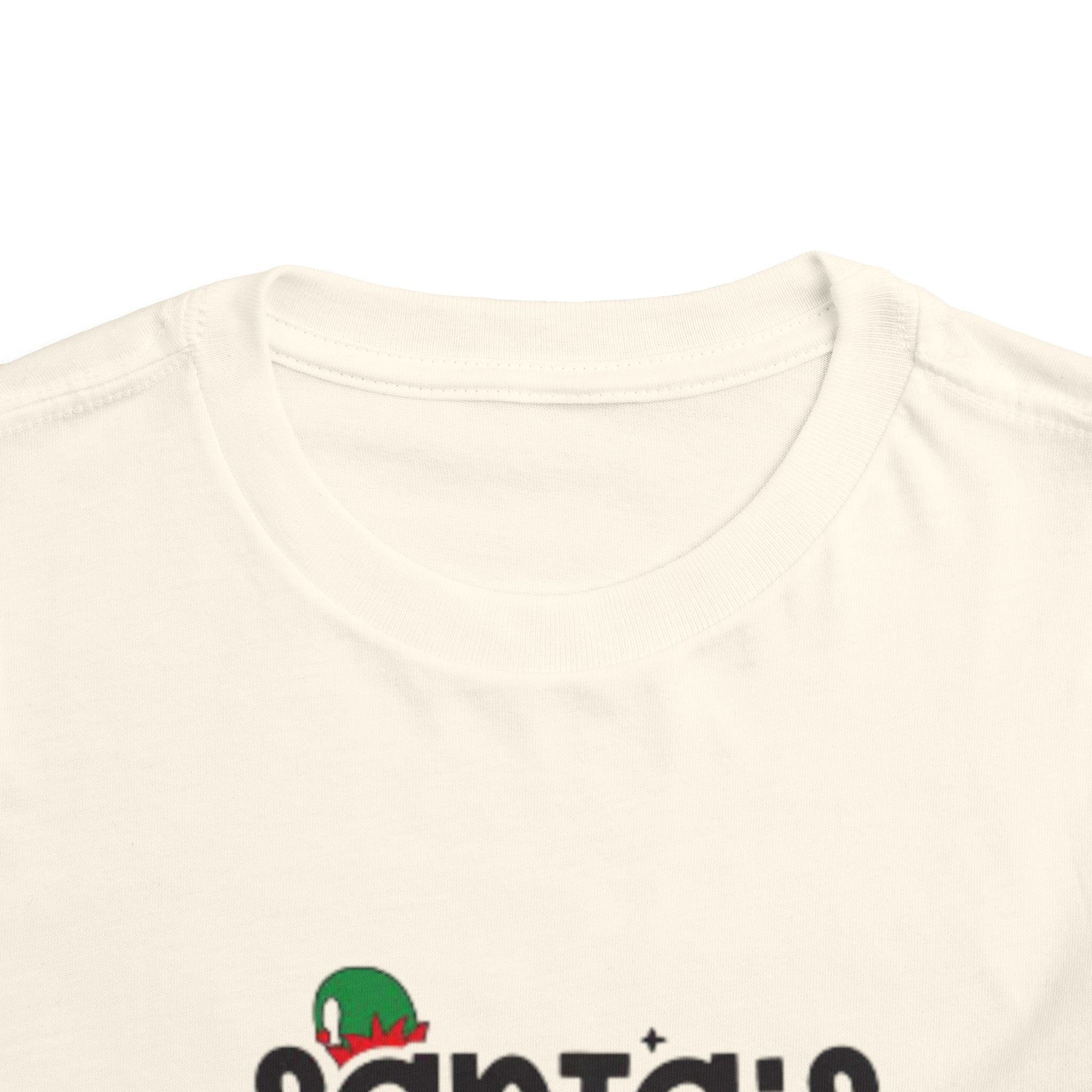 Santa's Cutest Elf Toddler Tee, Holiday Shirt, Christmas Clothing, Kids Apparel, Festive Gift, Elf T-Shirt