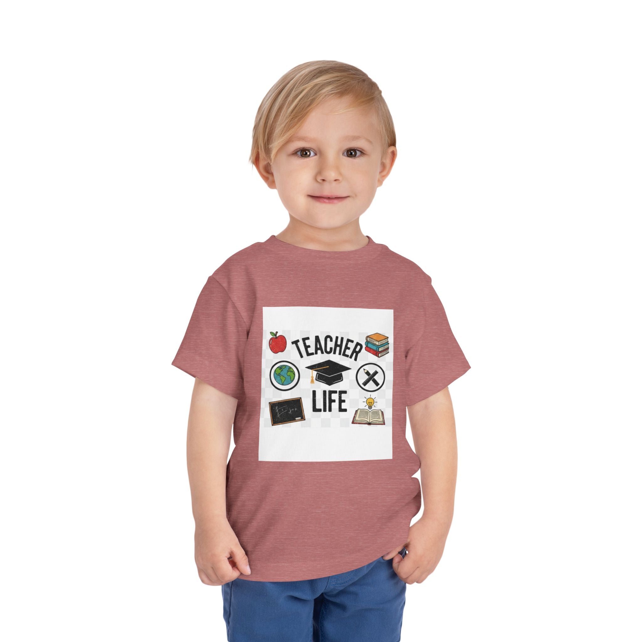 Teacher Life Toddler Tee, Cute Kids T-Shirt, Back to School Gift, Toddler Apparel, Educational Tee, Teacher Gift