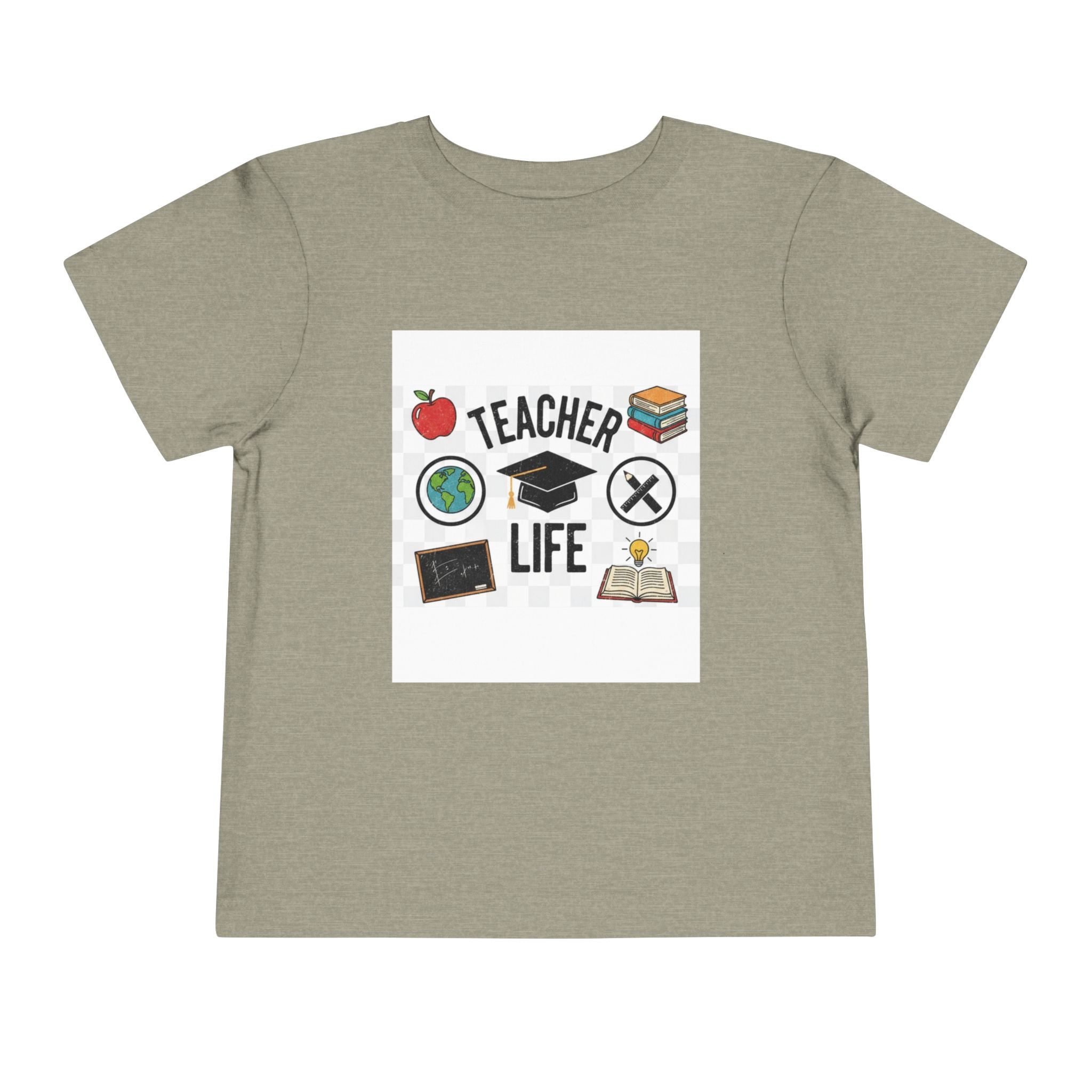 Teacher Life Toddler Tee, Cute Kids T-Shirt, Back to School Gift, Toddler Apparel, Educational Tee, Teacher Gift