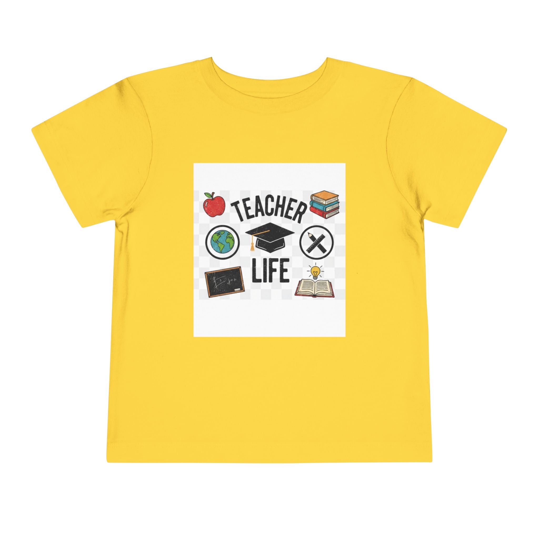 Teacher Life Toddler Tee, Cute Kids T-Shirt, Back to School Gift, Toddler Apparel, Educational Tee, Teacher Gift