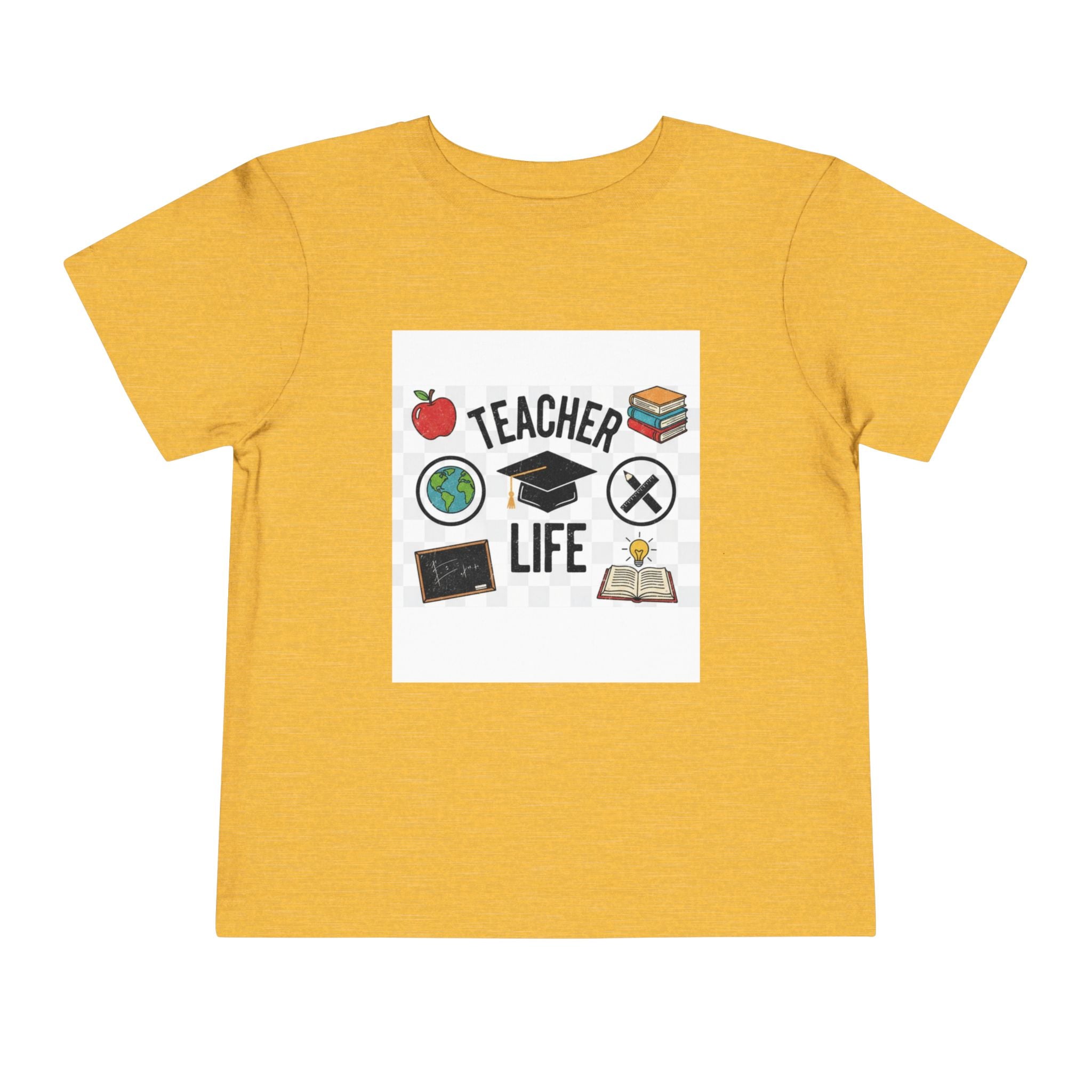 Teacher Life Toddler Tee, Cute Kids T-Shirt, Back to School Gift, Toddler Apparel, Educational Tee, Teacher Gift