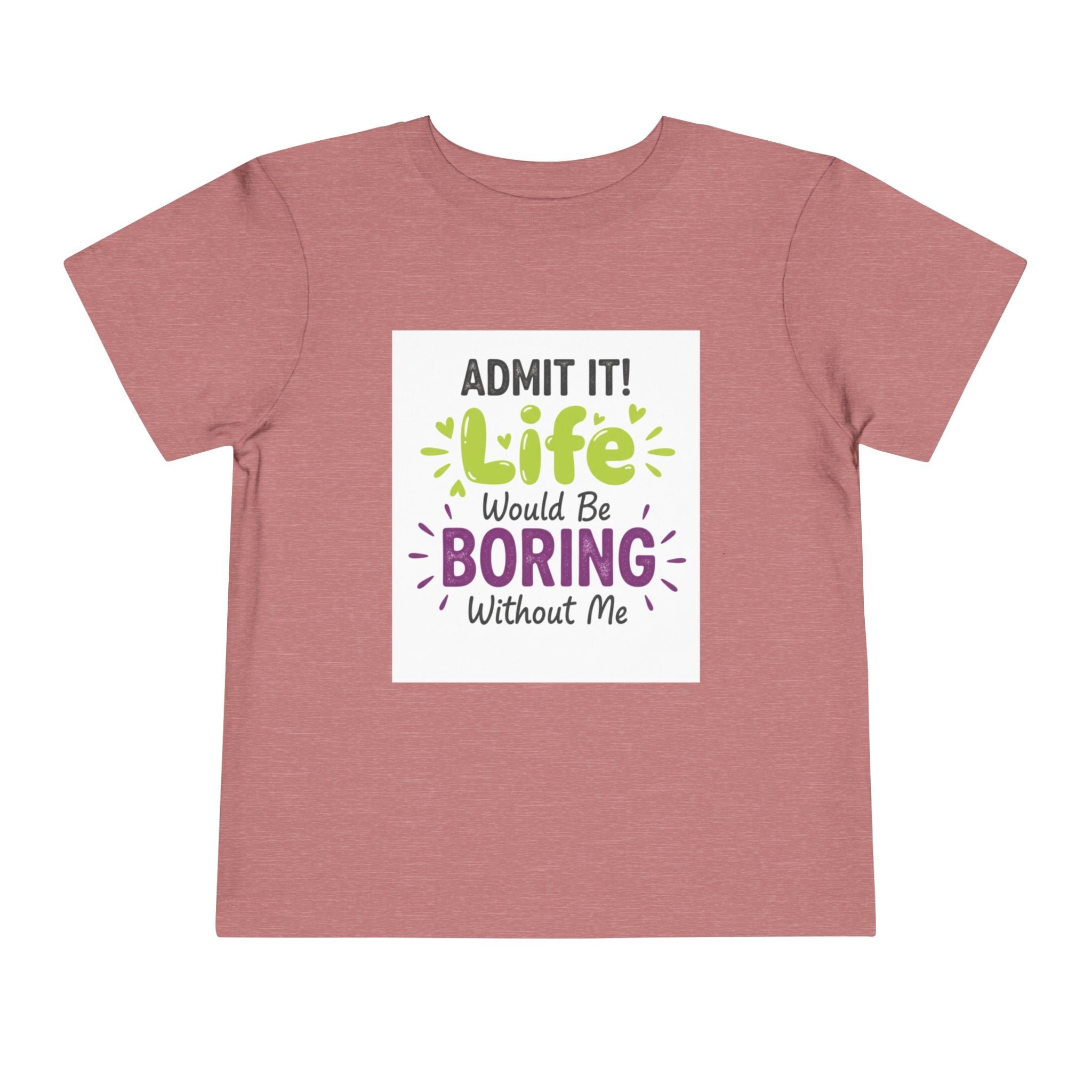 Boring Life Toddler Tee, Funny Kid's Shirt, Birthday Gift, Playdate Outfit, Adorable Toddler Clothing