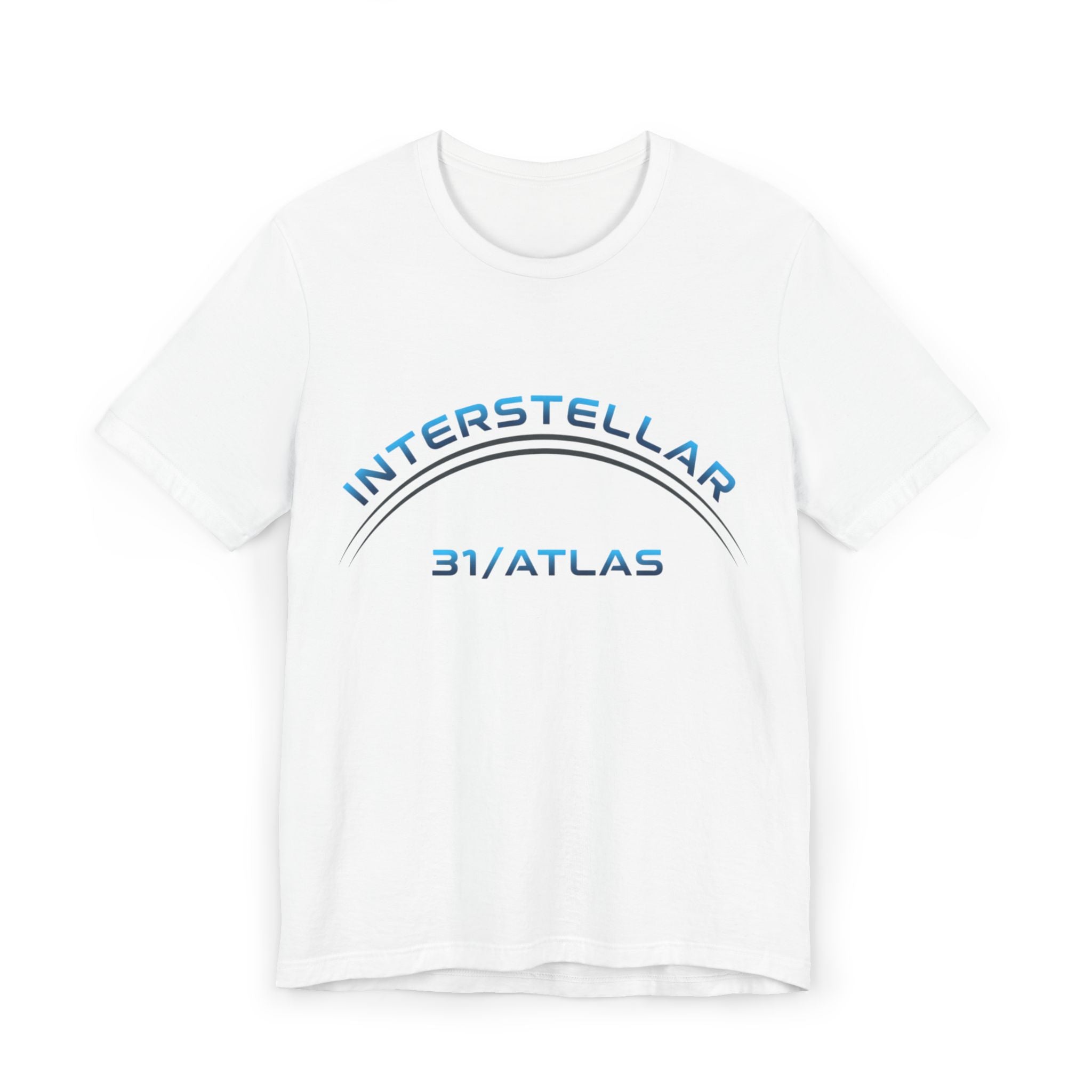 Interstellar 31/Atlas Unisex Jersey T-Shirt | Cosmic Shirt, Space Graphic Tee, Astronomy Gift, Unisex Tee, Gift for Space Lovers