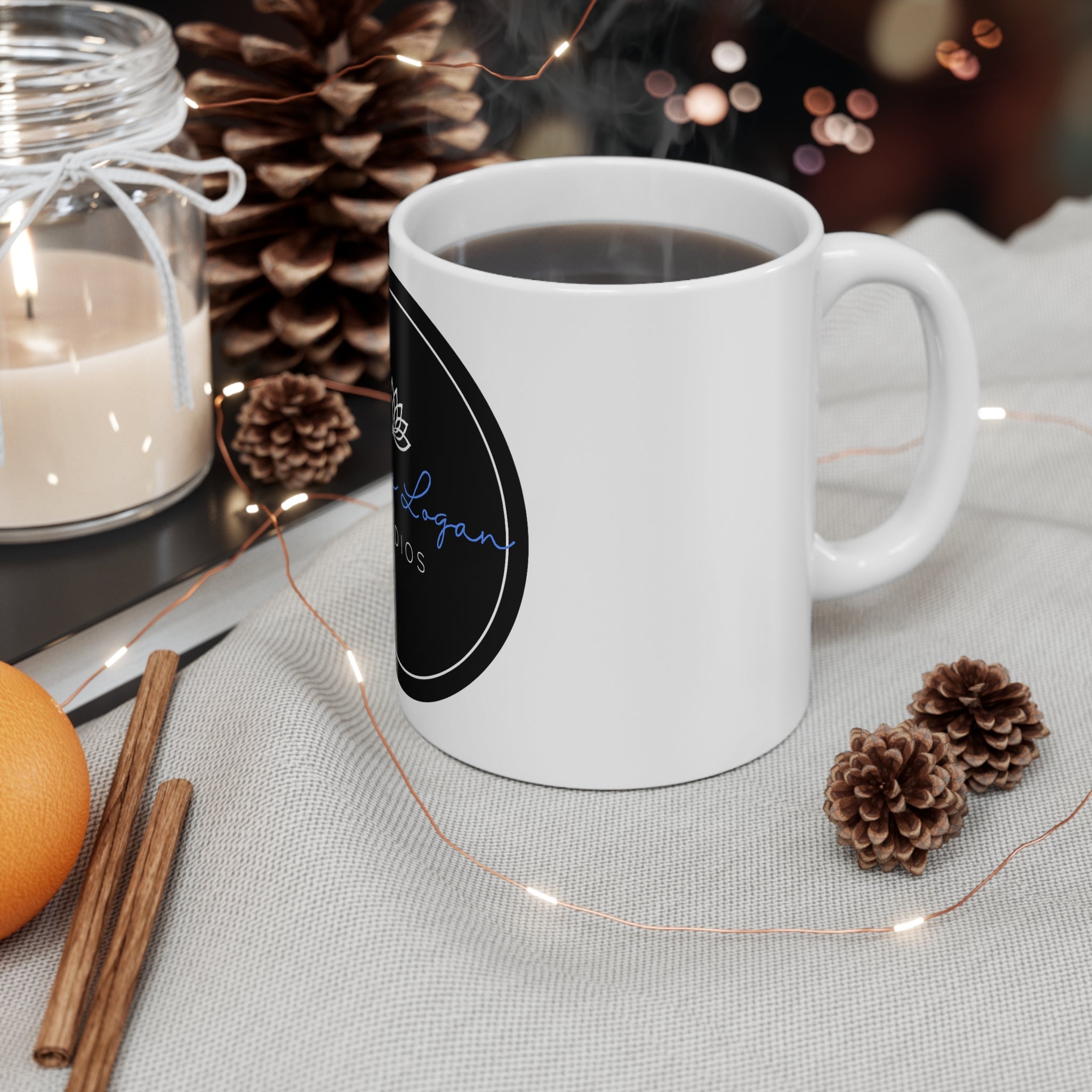 Personalized Logo Mug, Custom Coffee Cup, Unique Gift for Her, Business Branding Mug, Office Desk Decor