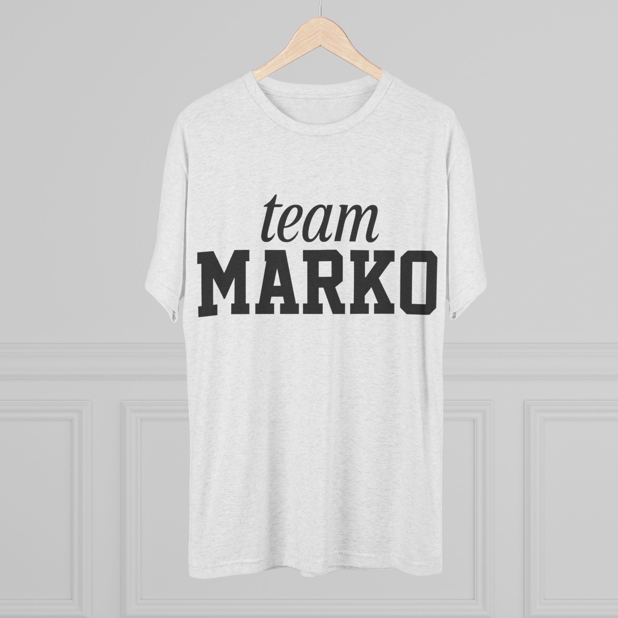 Team Marko Unisex Crew Tee, Perfect for Sports Fans, Casual Wear, Team Events, Family Gatherings, Gifts for Graduates