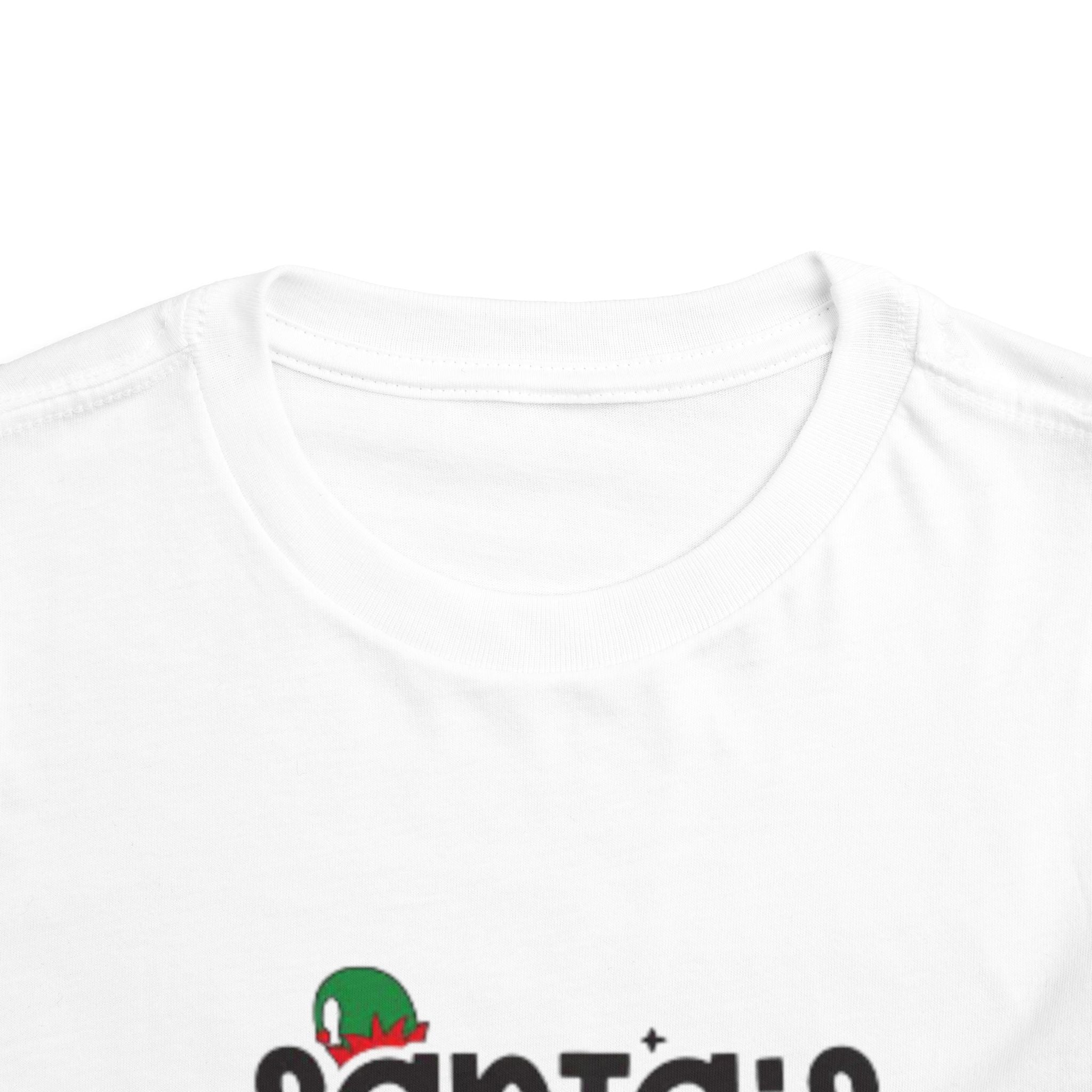 Santa's Cutest Elf Toddler Tee, Holiday Shirt, Christmas Clothing, Kids Apparel, Festive Gift, Elf T-Shirt