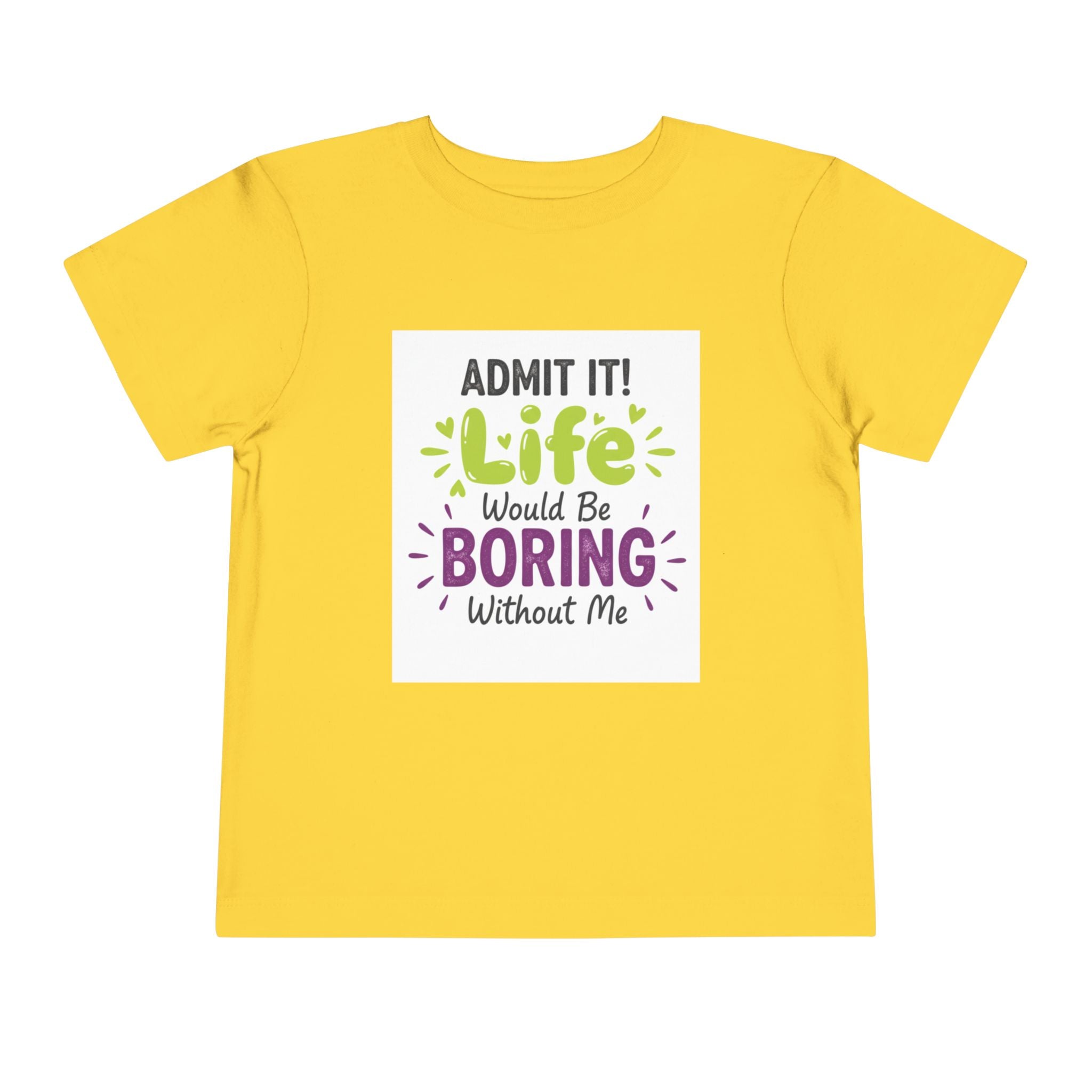 Boring Life Toddler Tee, Funny Kid's Shirt, Birthday Gift, Playdate Outfit, Adorable Toddler Clothing