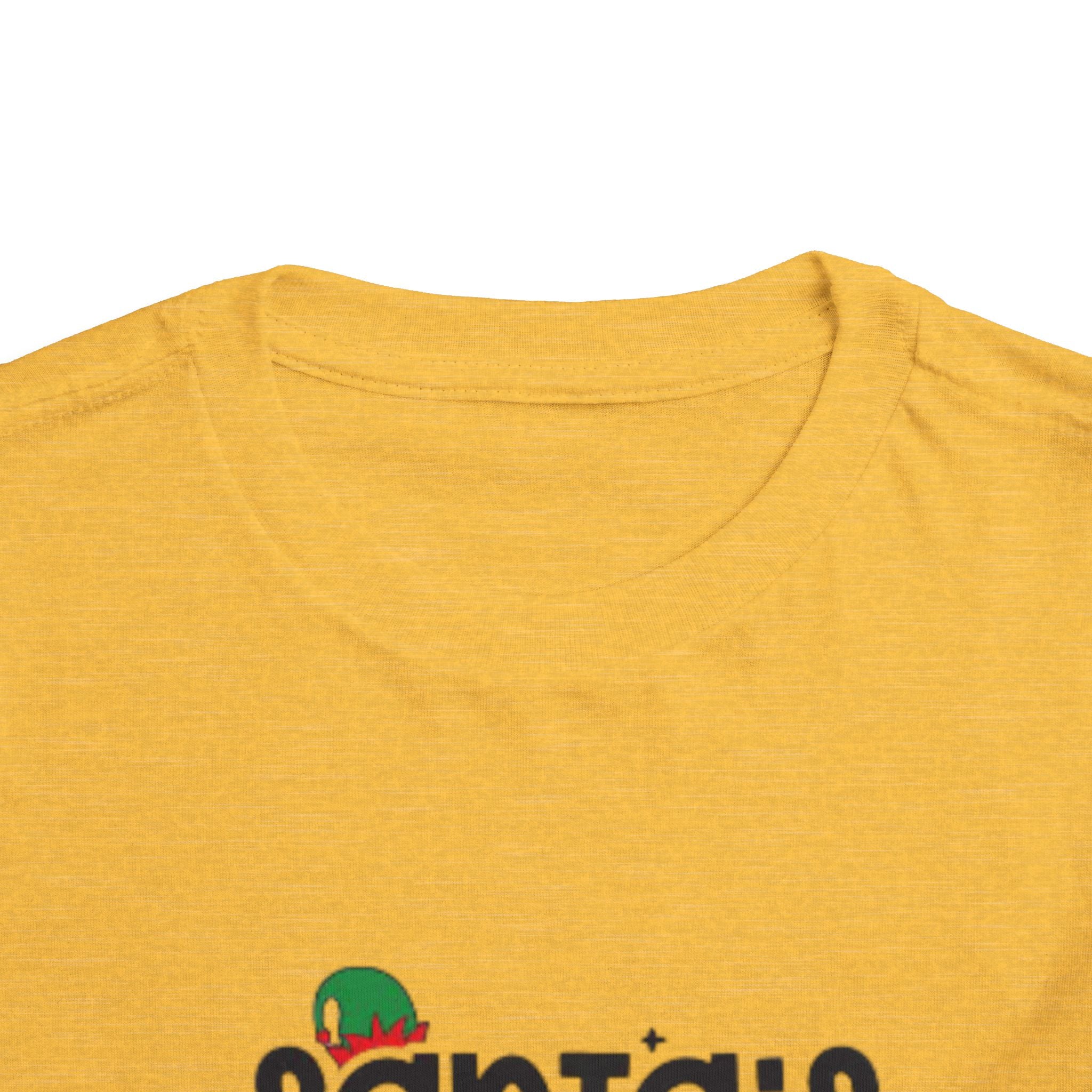Santa's Cutest Elf Toddler Tee, Holiday Shirt, Christmas Clothing, Kids Apparel, Festive Gift, Elf T-Shirt