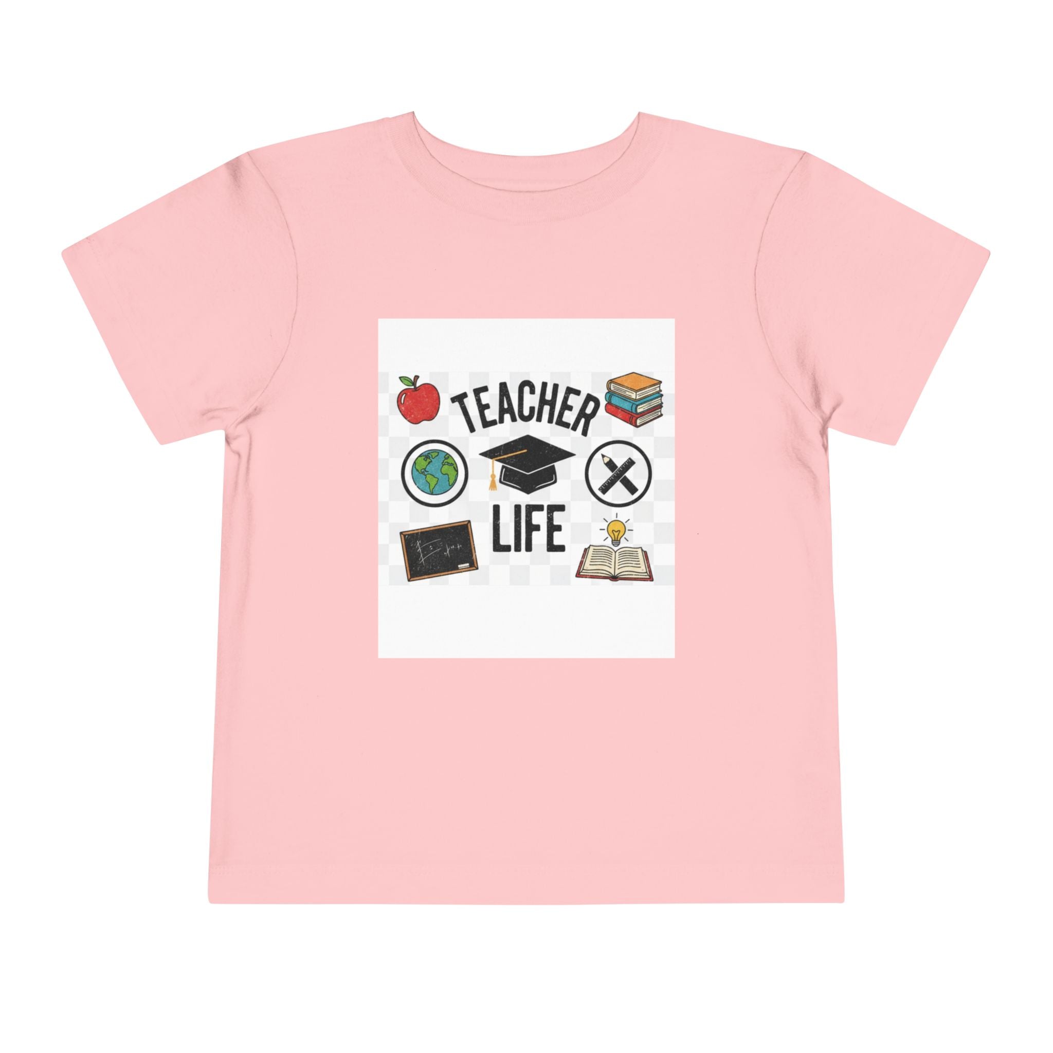 Teacher Life Toddler Tee, Cute Kids T-Shirt, Back to School Gift, Toddler Apparel, Educational Tee, Teacher Gift