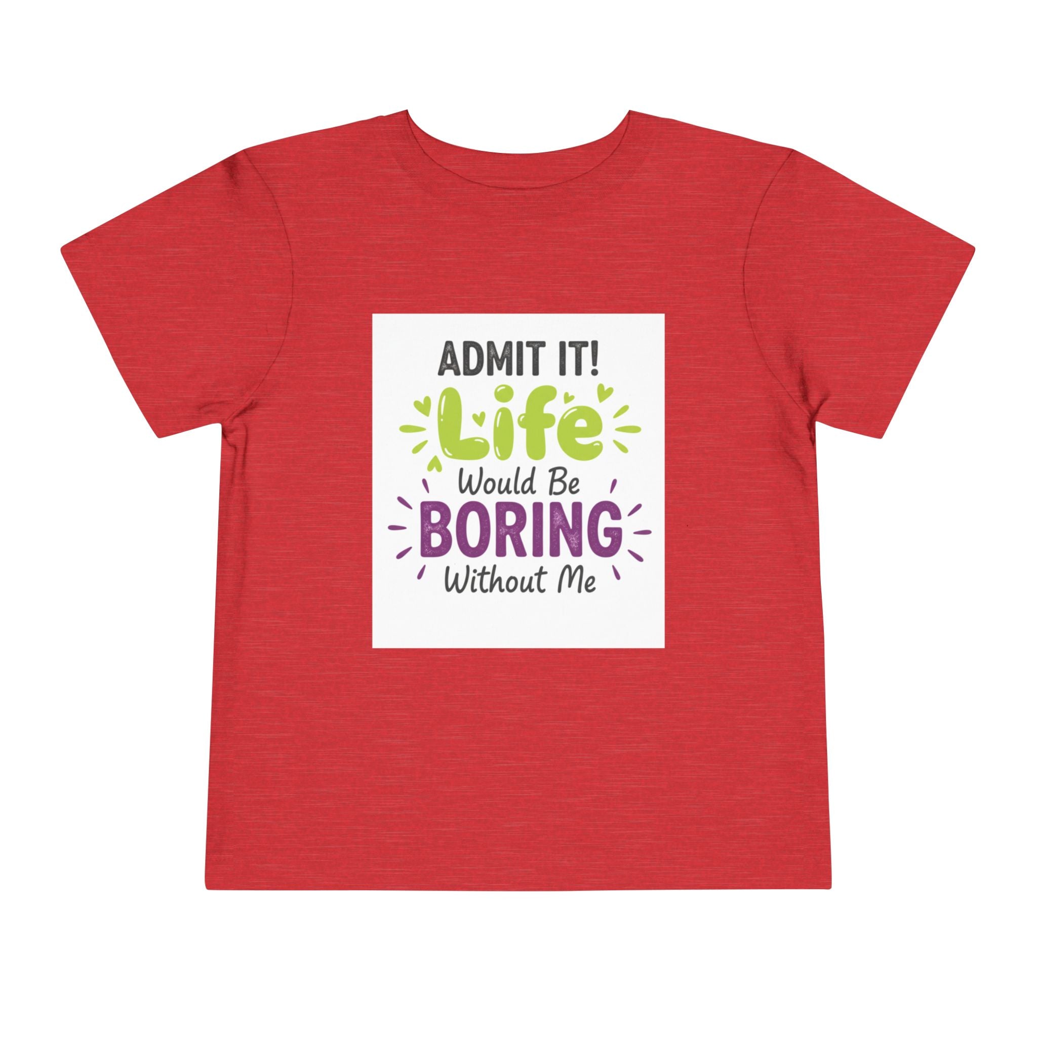 Boring Life Toddler Tee, Funny Kid's Shirt, Birthday Gift, Playdate Outfit, Adorable Toddler Clothing