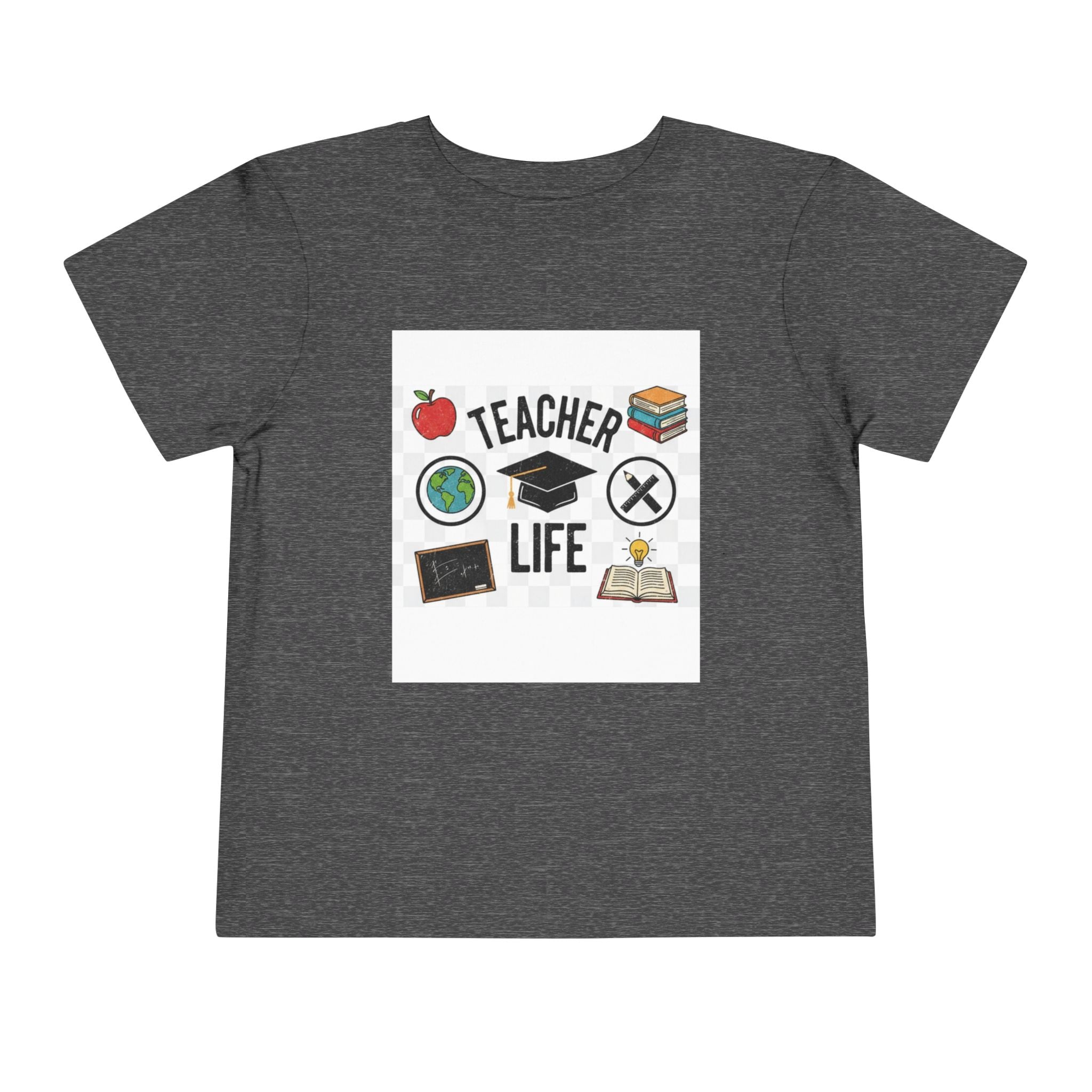 Teacher Life Toddler Tee, Cute Kids T-Shirt, Back to School Gift, Toddler Apparel, Educational Tee, Teacher Gift