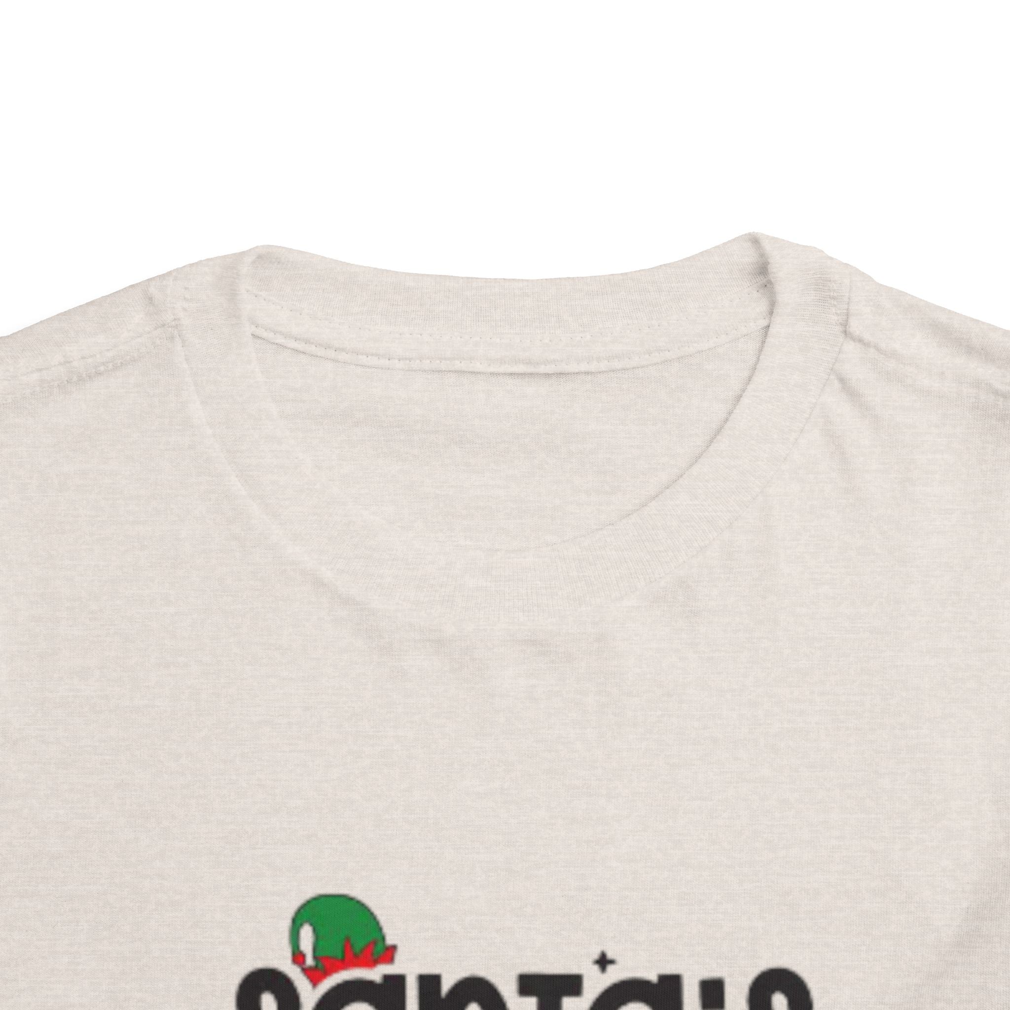 Santa's Cutest Elf Toddler Tee, Holiday Shirt, Christmas Clothing, Kids Apparel, Festive Gift, Elf T-Shirt