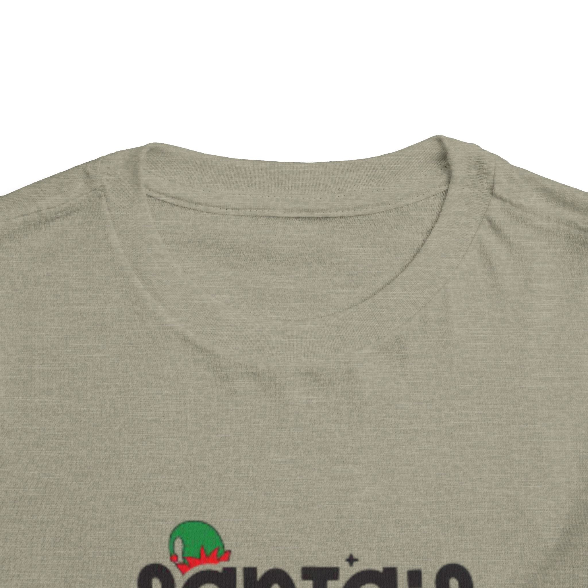 Santa's Cutest Elf Toddler Tee, Holiday Shirt, Christmas Clothing, Kids Apparel, Festive Gift, Elf T-Shirt