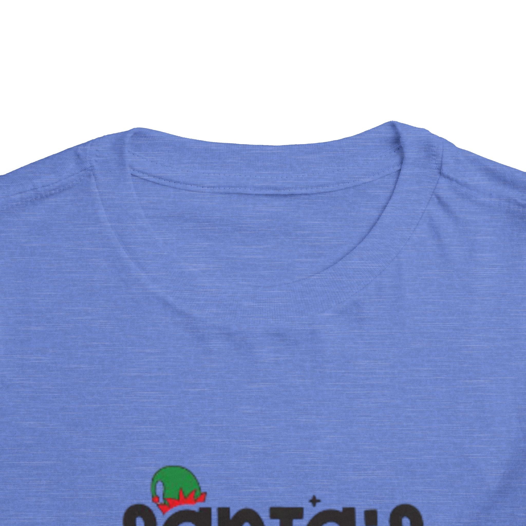 Santa's Cutest Elf Toddler Tee, Holiday Shirt, Christmas Clothing, Kids Apparel, Festive Gift, Elf T-Shirt
