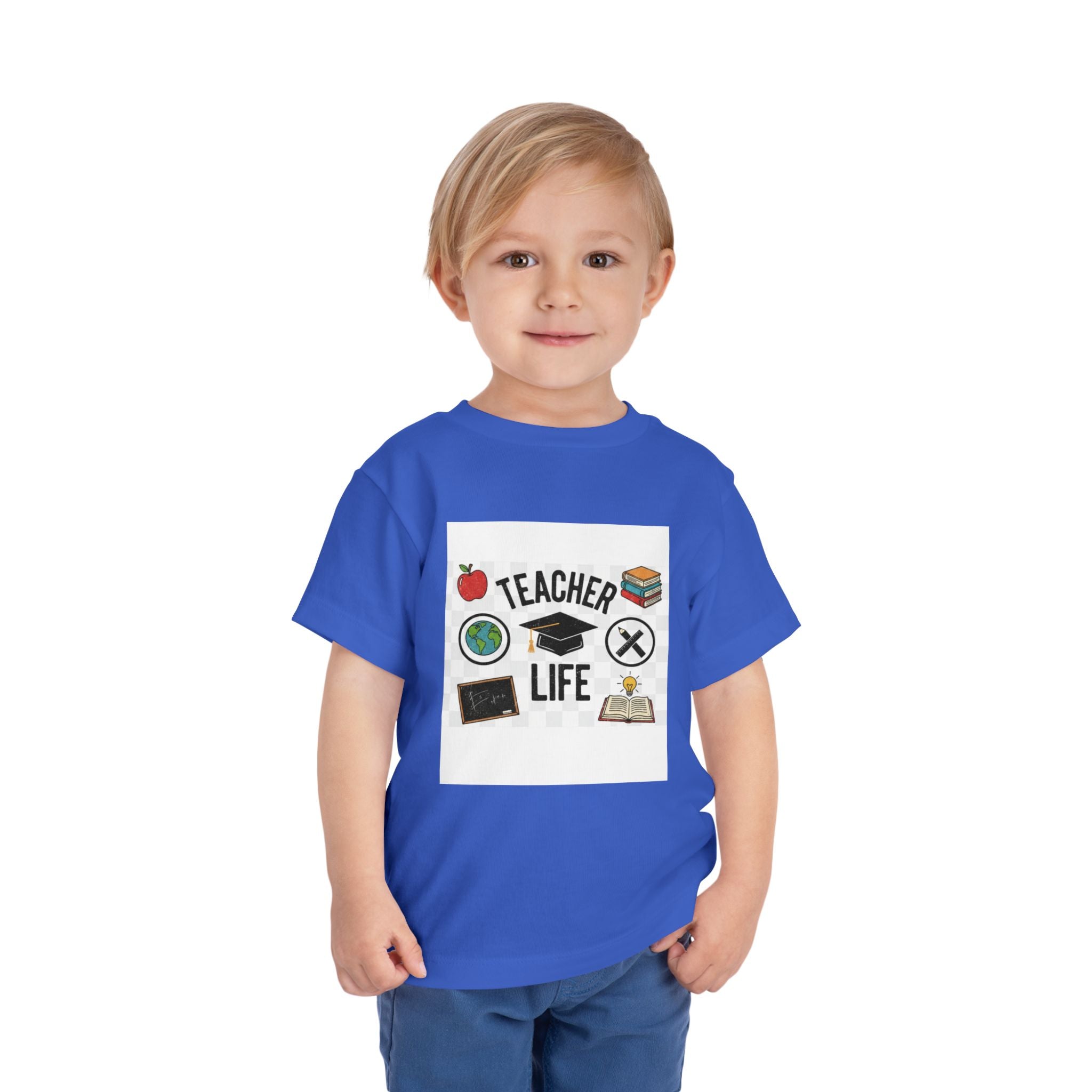 Teacher Life Toddler Tee, Cute Kids T-Shirt, Back to School Gift, Toddler Apparel, Educational Tee, Teacher Gift