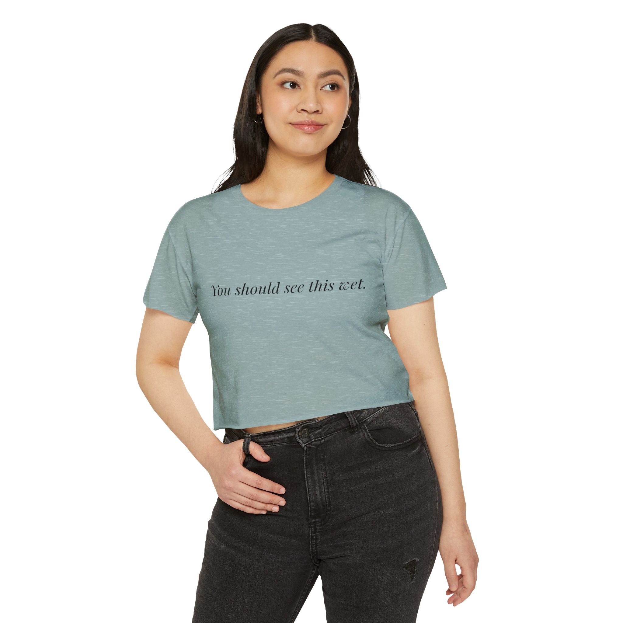 Festival-Ready Women's Crop Top - Cute Summer Top, Trendy Party Wear, Unique Gift for Birthdays, Music Festivals, and More