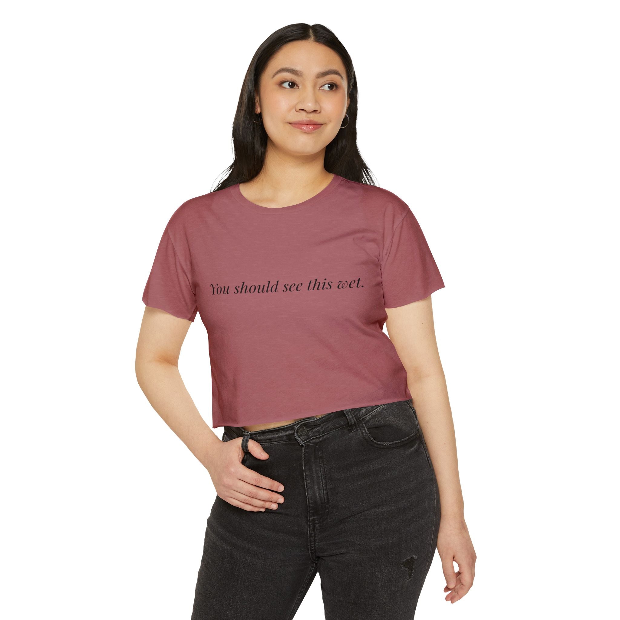 Festival-Ready Women's Crop Top - Cute Summer Top, Trendy Party Wear, Unique Gift for Birthdays, Music Festivals, and More