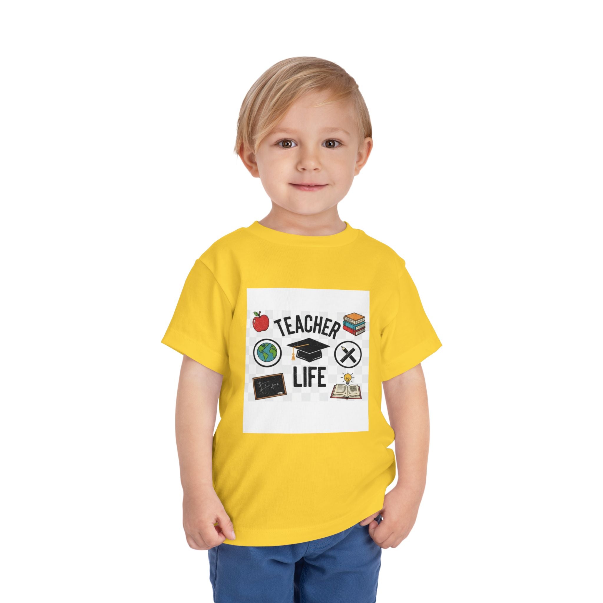 Teacher Life Toddler Tee, Cute Kids T-Shirt, Back to School Gift, Toddler Apparel, Educational Tee, Teacher Gift