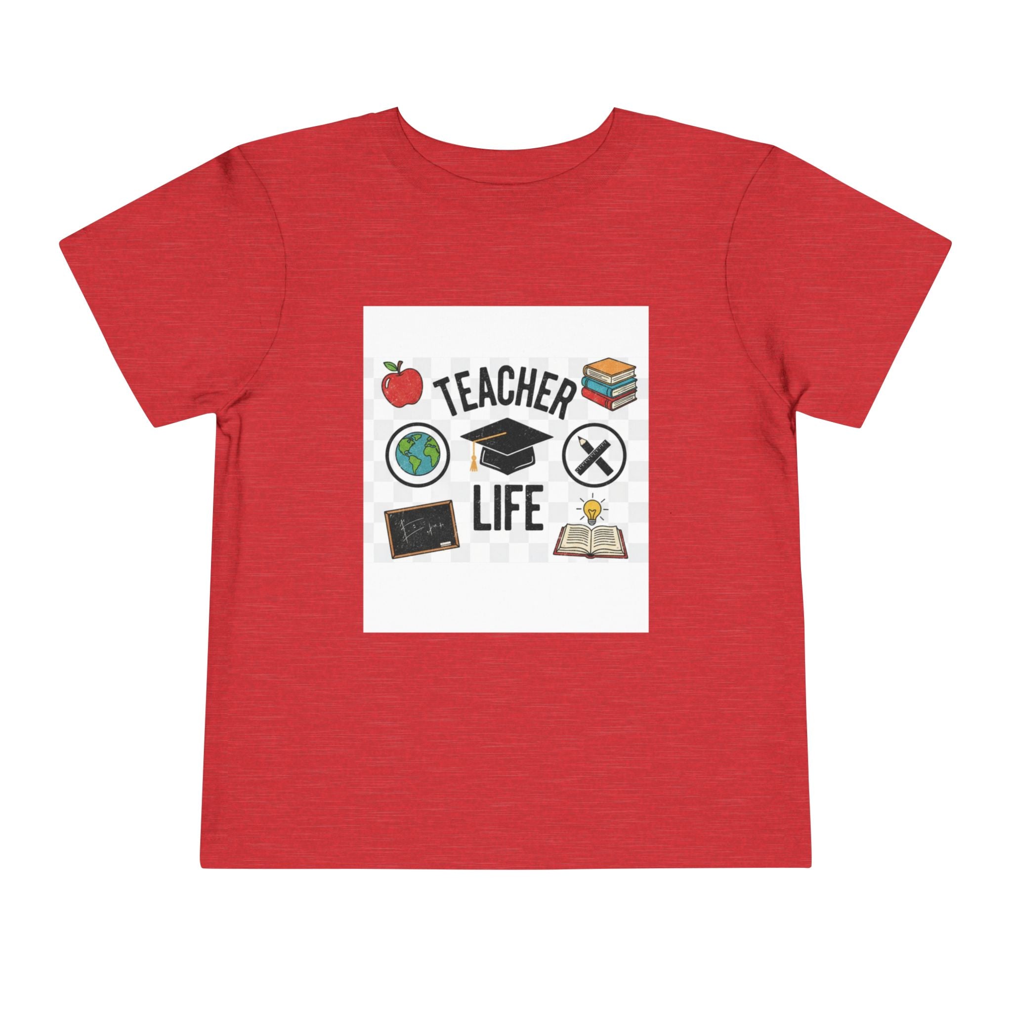 Teacher Life Toddler Tee, Cute Kids T-Shirt, Back to School Gift, Toddler Apparel, Educational Tee, Teacher Gift