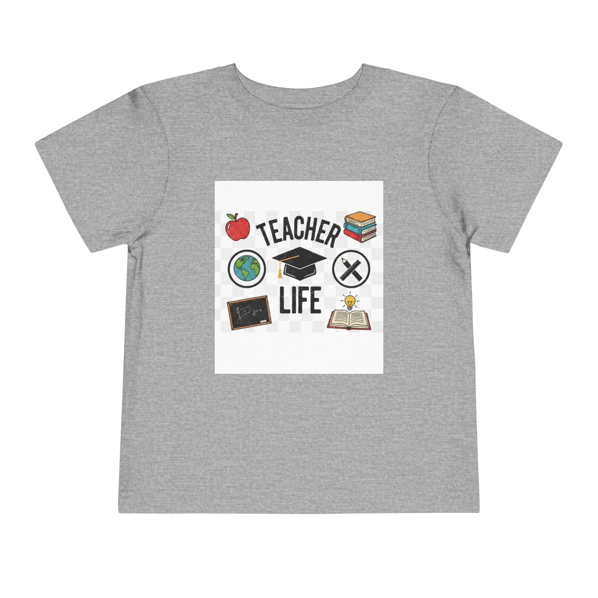 Teacher Life Toddler Tee, Cute Kids T-Shirt, Back to School Gift, Toddler Apparel, Educational Tee, Teacher Gift