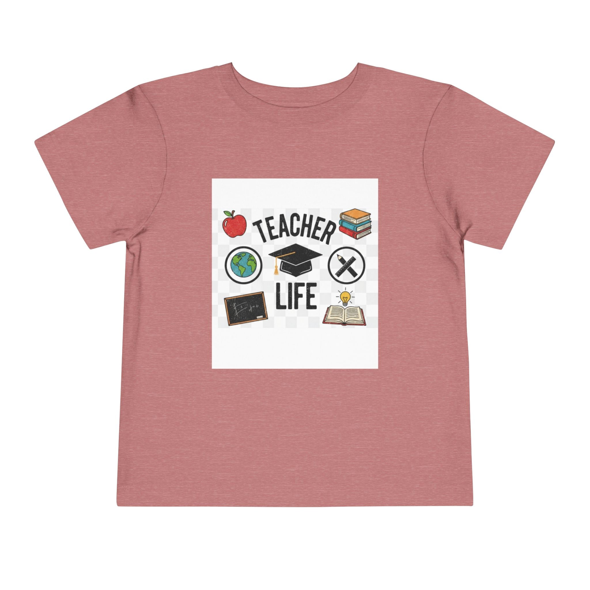 Teacher Life Toddler Tee, Cute Kids T-Shirt, Back to School Gift, Toddler Apparel, Educational Tee, Teacher Gift