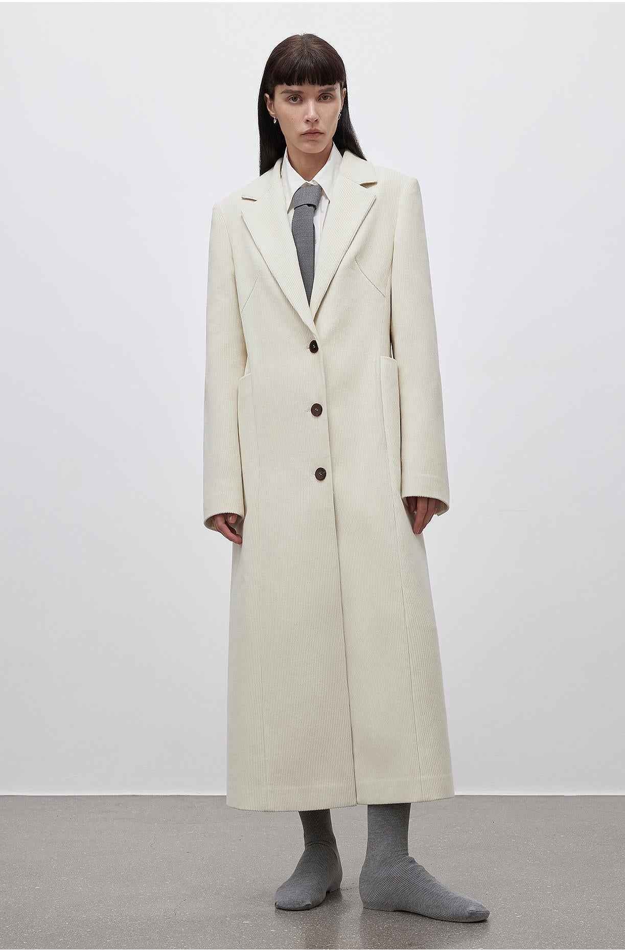 Corduroy Three-Dimensional Pocket Waist Coat