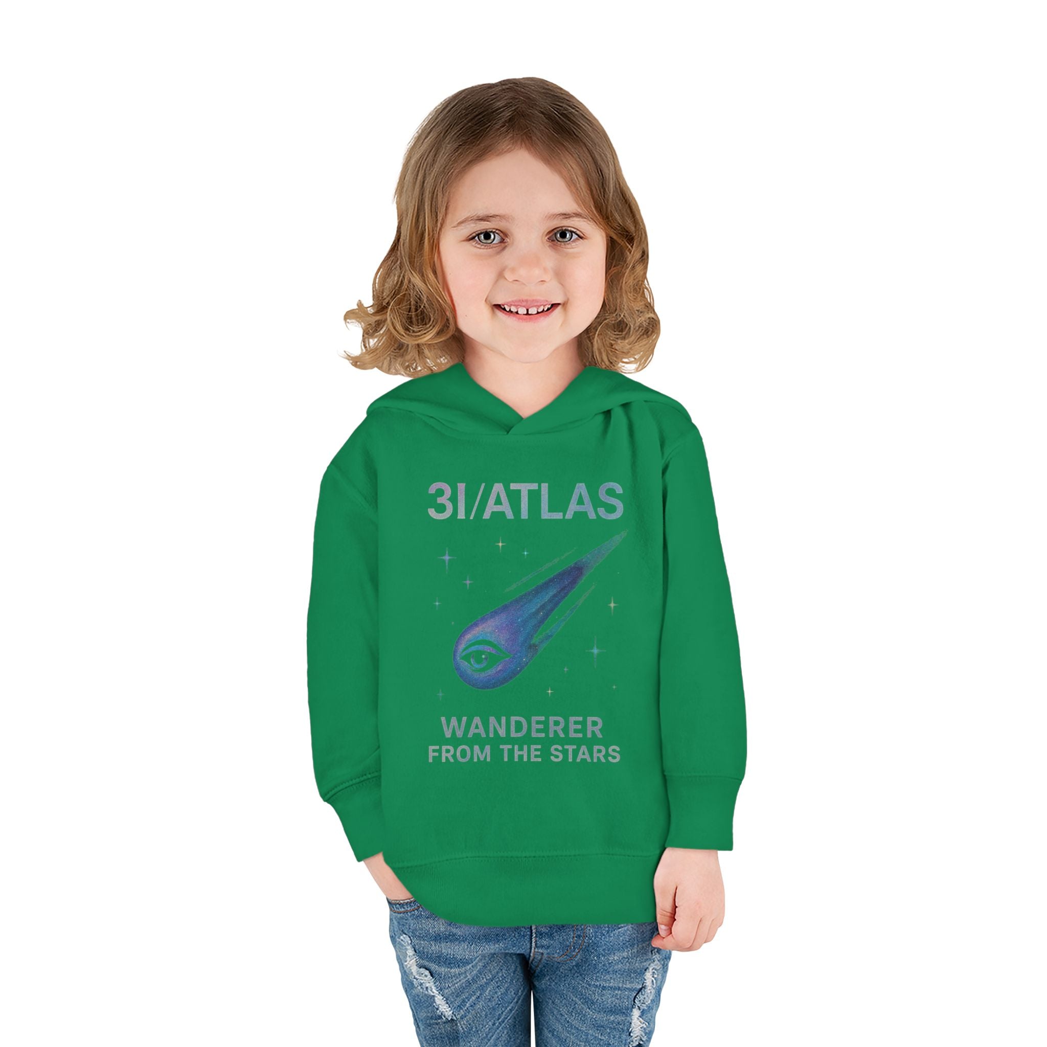 Toddler Hoodie - Wanderer From The Stars' Space Graphic Pullover