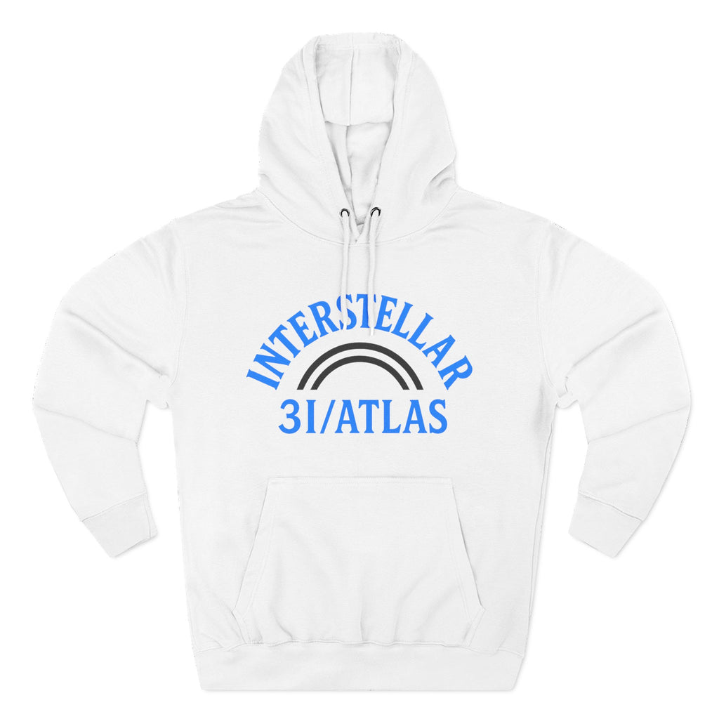 Interstellar Three-Panel Fleece Hoodie - Cozy Casual Wear, Gift for Space Lovers, Unisex Hoodie, Stellar Fashion, Cozy Outfits