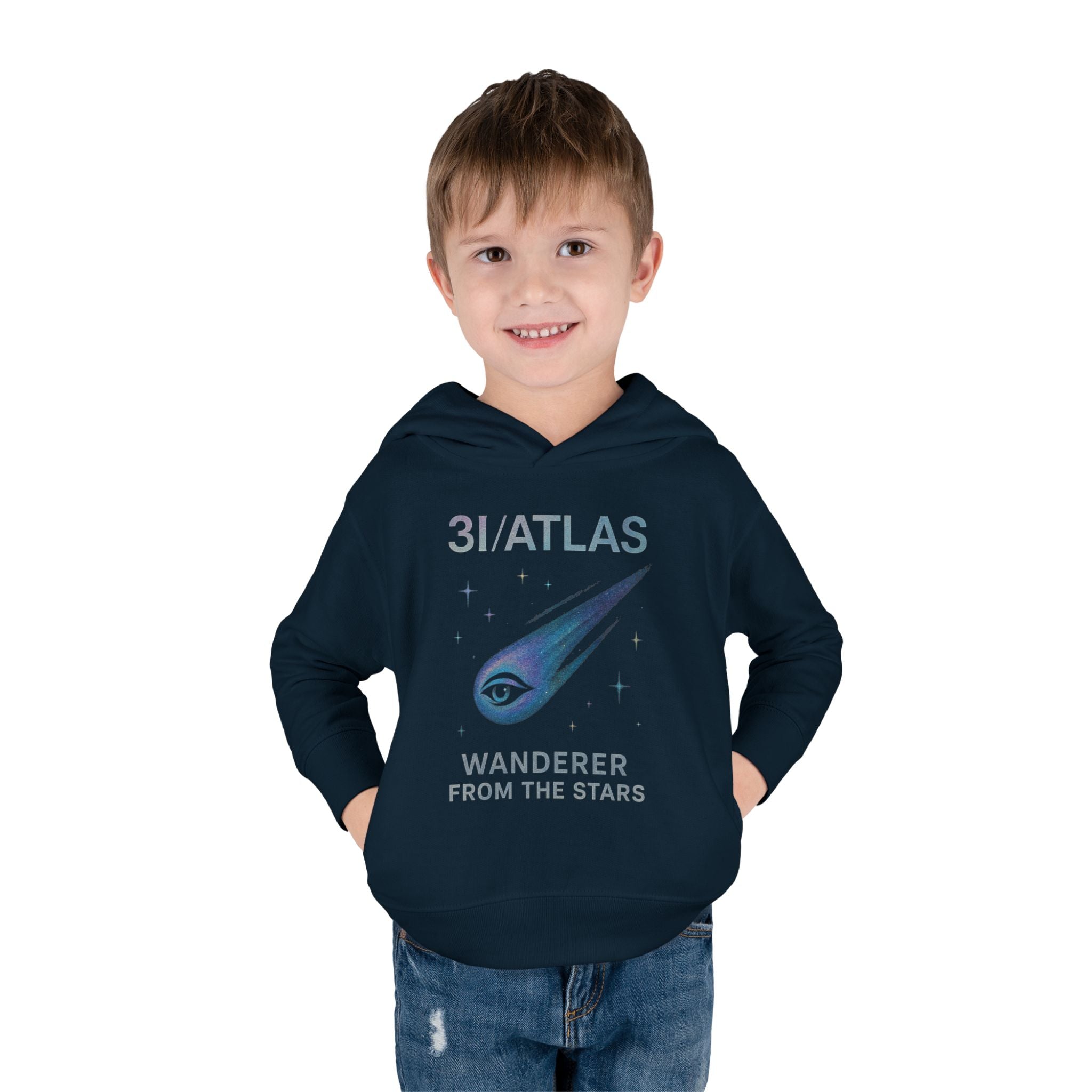 Toddler Hoodie - Wanderer From The Stars' Space Graphic Pullover