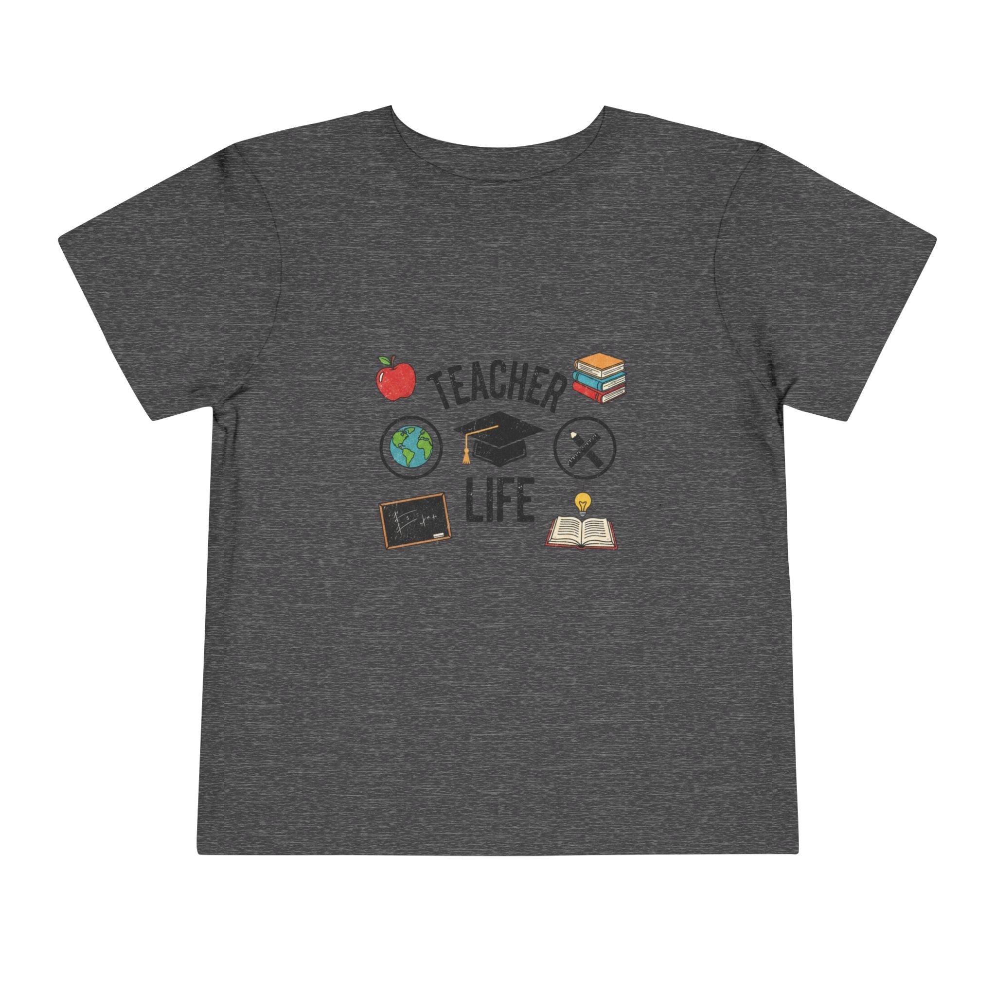 Teacher Life Toddler Tee, Cute Kids T-Shirt, Back to School Gift, Toddler Apparel, Educational Tee, Teacher Gift