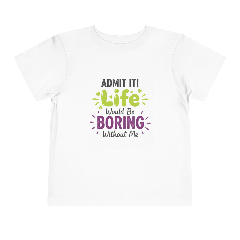 Boring Life Toddler Tee, Funny Kid's Shirt, Birthday Gift, Playdate Outfit, Adorable Toddler Clothing