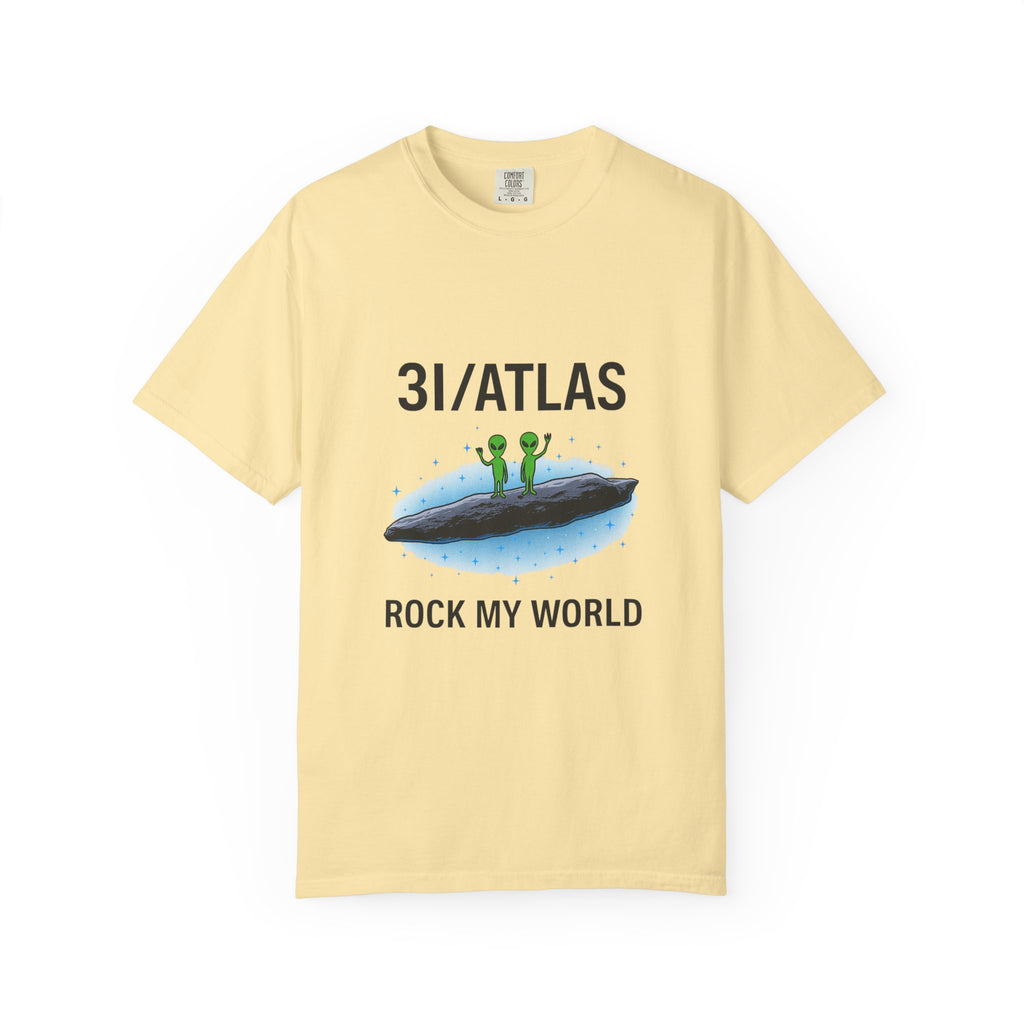 T-Shirt — 3I/ATLAS “Rock My World” Graphic Tee