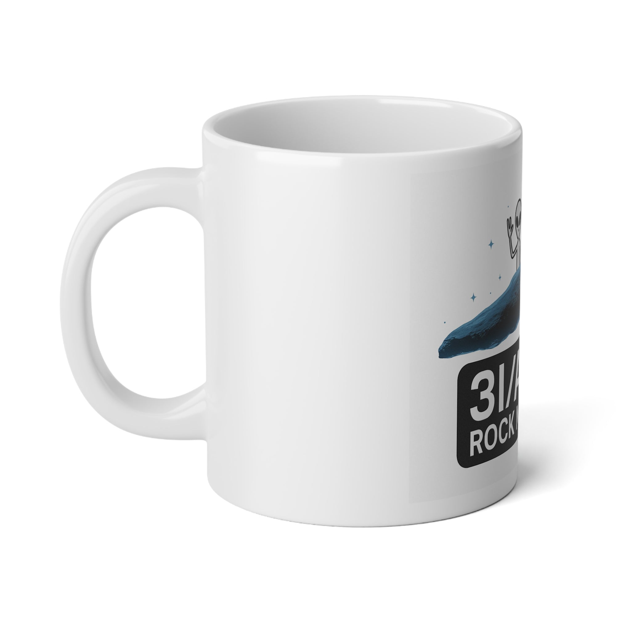 Alien 3/I Atlas Rock My World 20oz Jumbo Mug – Funny UFO Coffee Cup