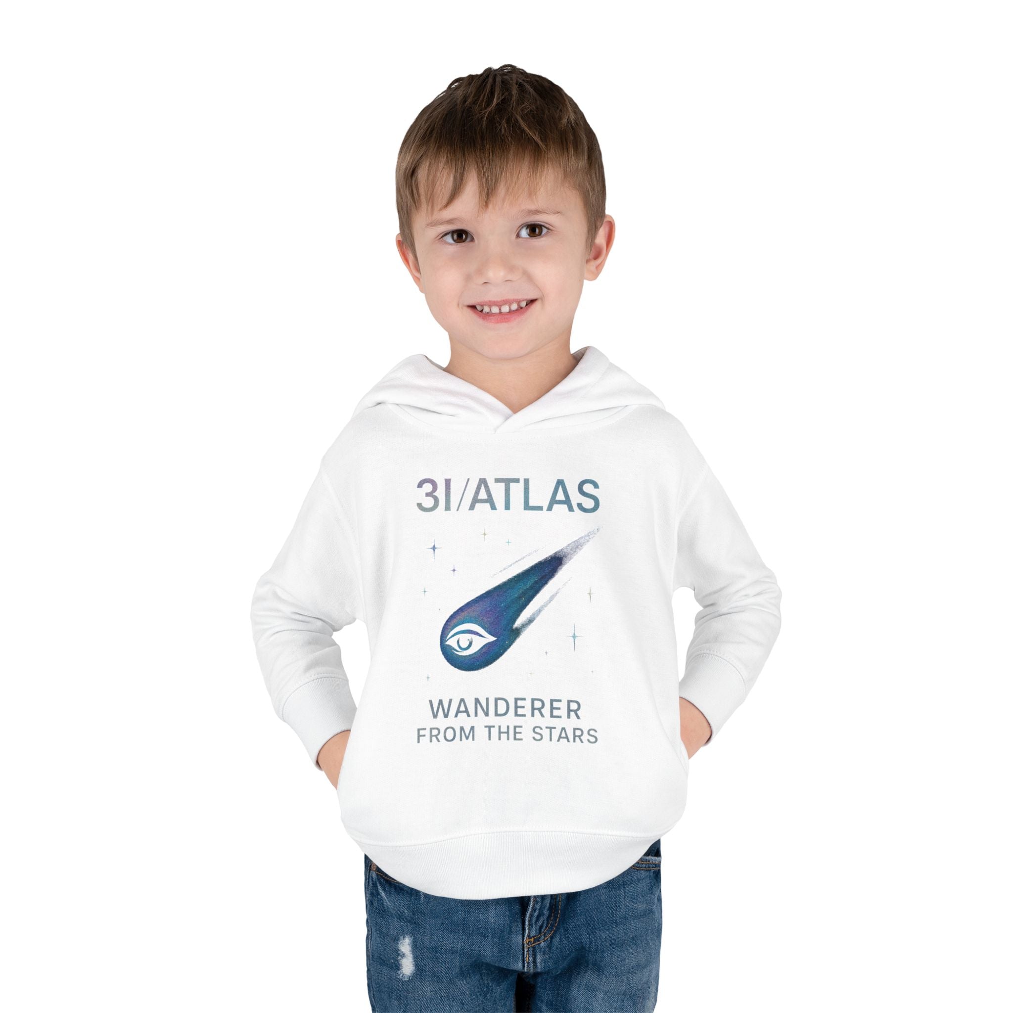 Toddler Hoodie - Wanderer From The Stars' Space Graphic Pullover