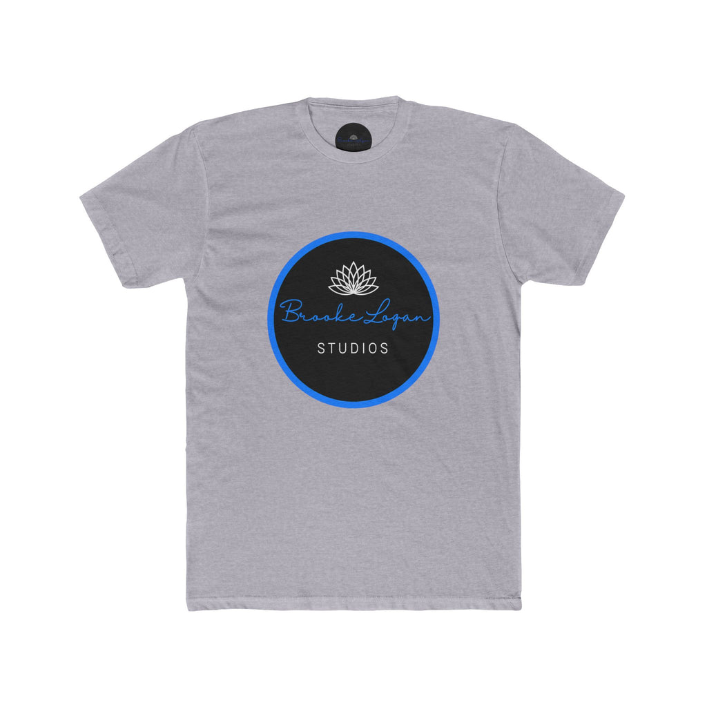 Studio Logo T‑Shirt — Blue Lotus 'Breatheloop Studios' Crew Tee