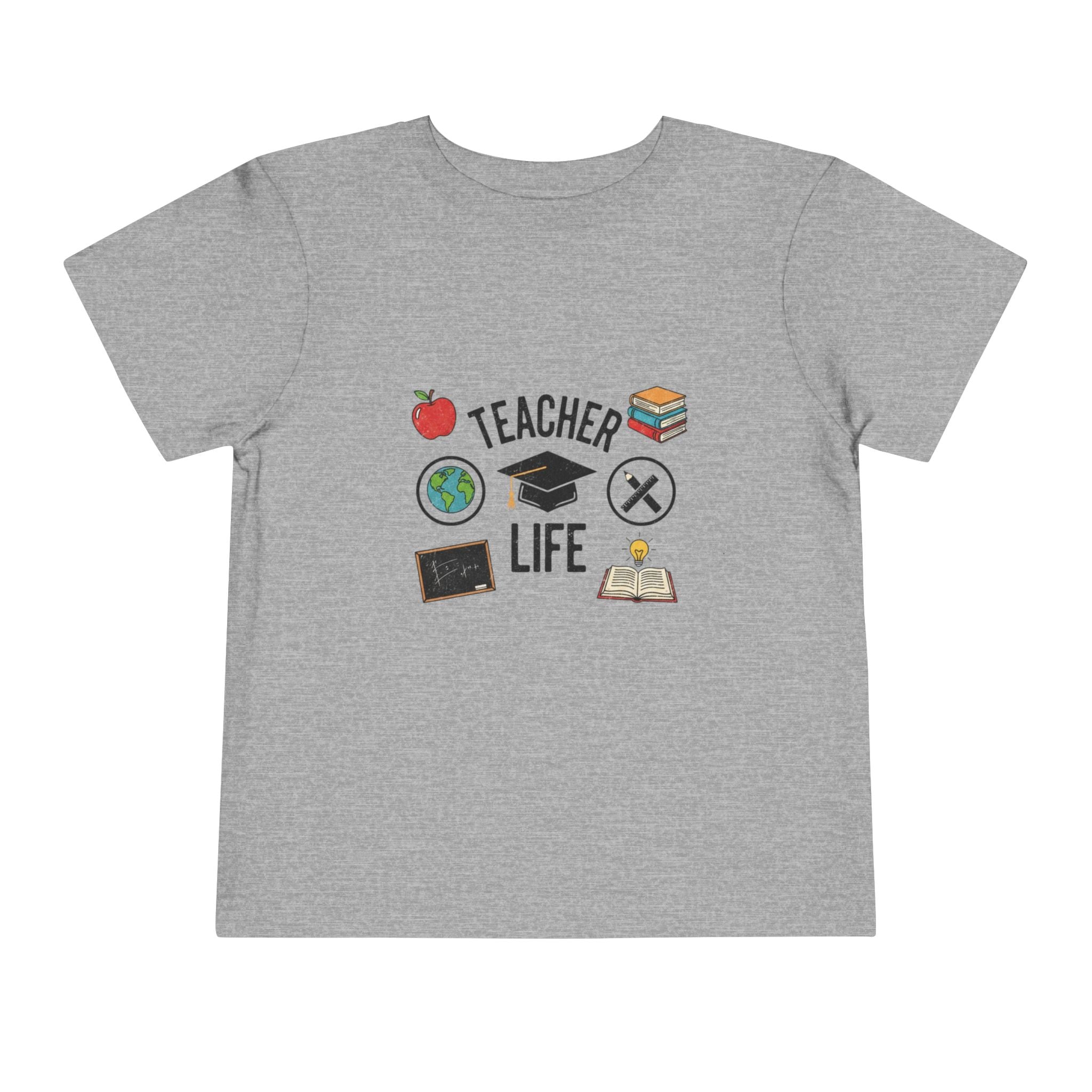 Teacher Life Toddler Tee, Cute Kids T-Shirt, Back to School Gift, Toddler Apparel, Educational Tee, Teacher Gift