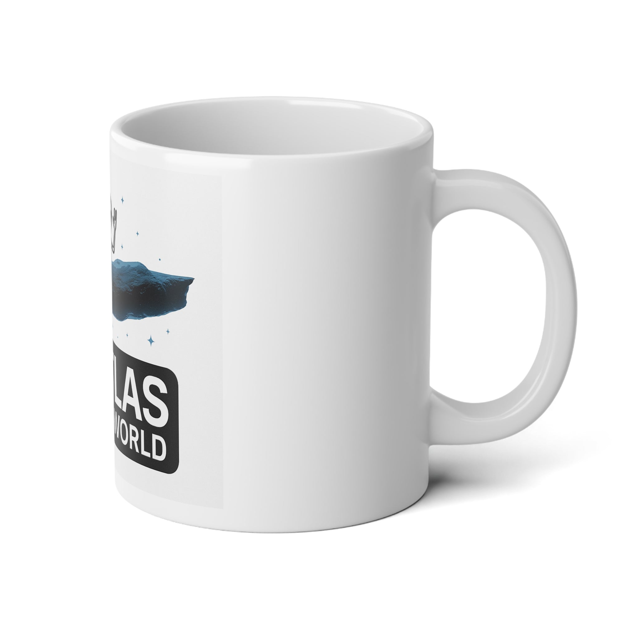 Alien 3/I Atlas Rock My World 20oz Jumbo Mug – Funny UFO Coffee Cup