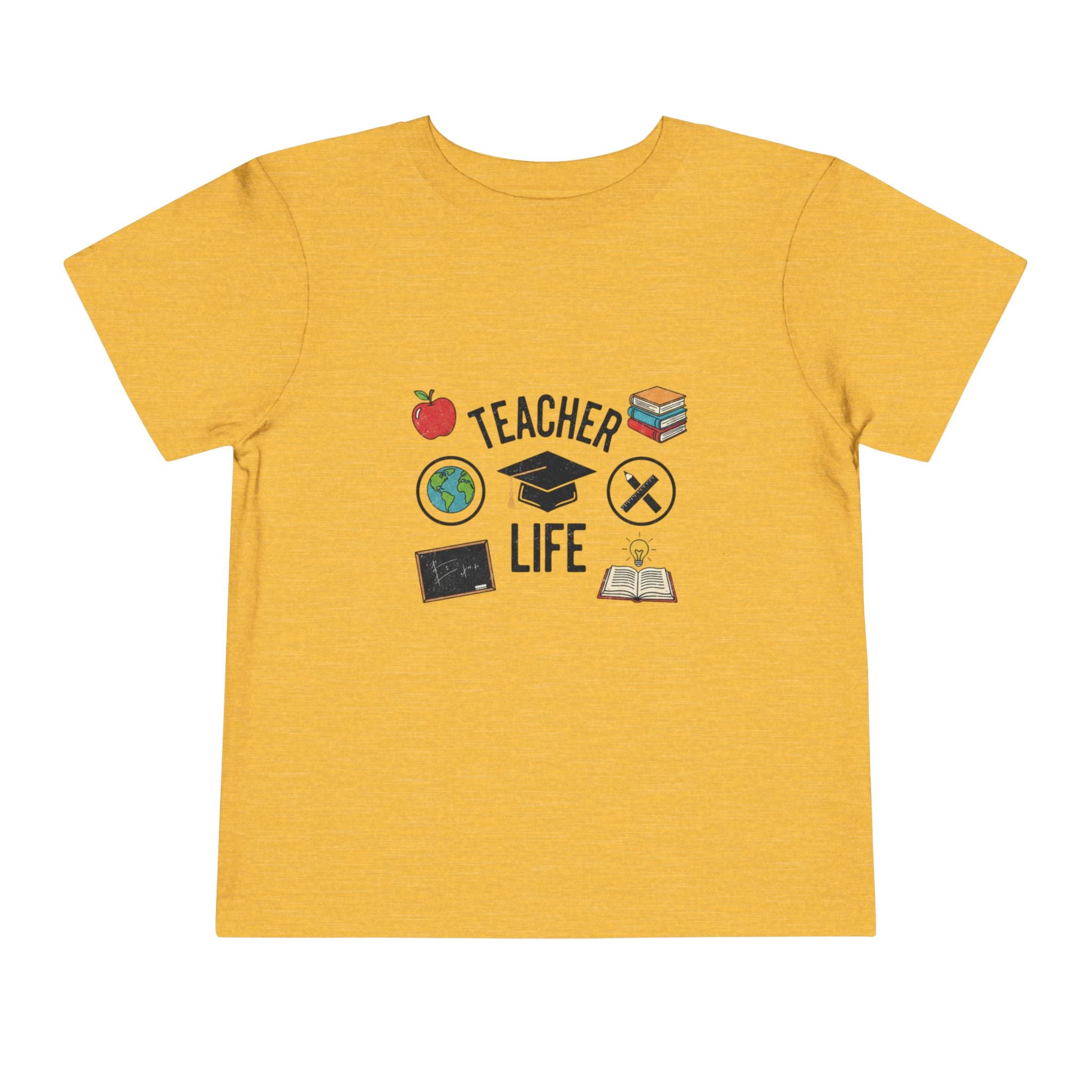 Teacher Life Toddler Tee, Cute Kids T-Shirt, Back to School Gift, Toddler Apparel, Educational Tee, Teacher Gift