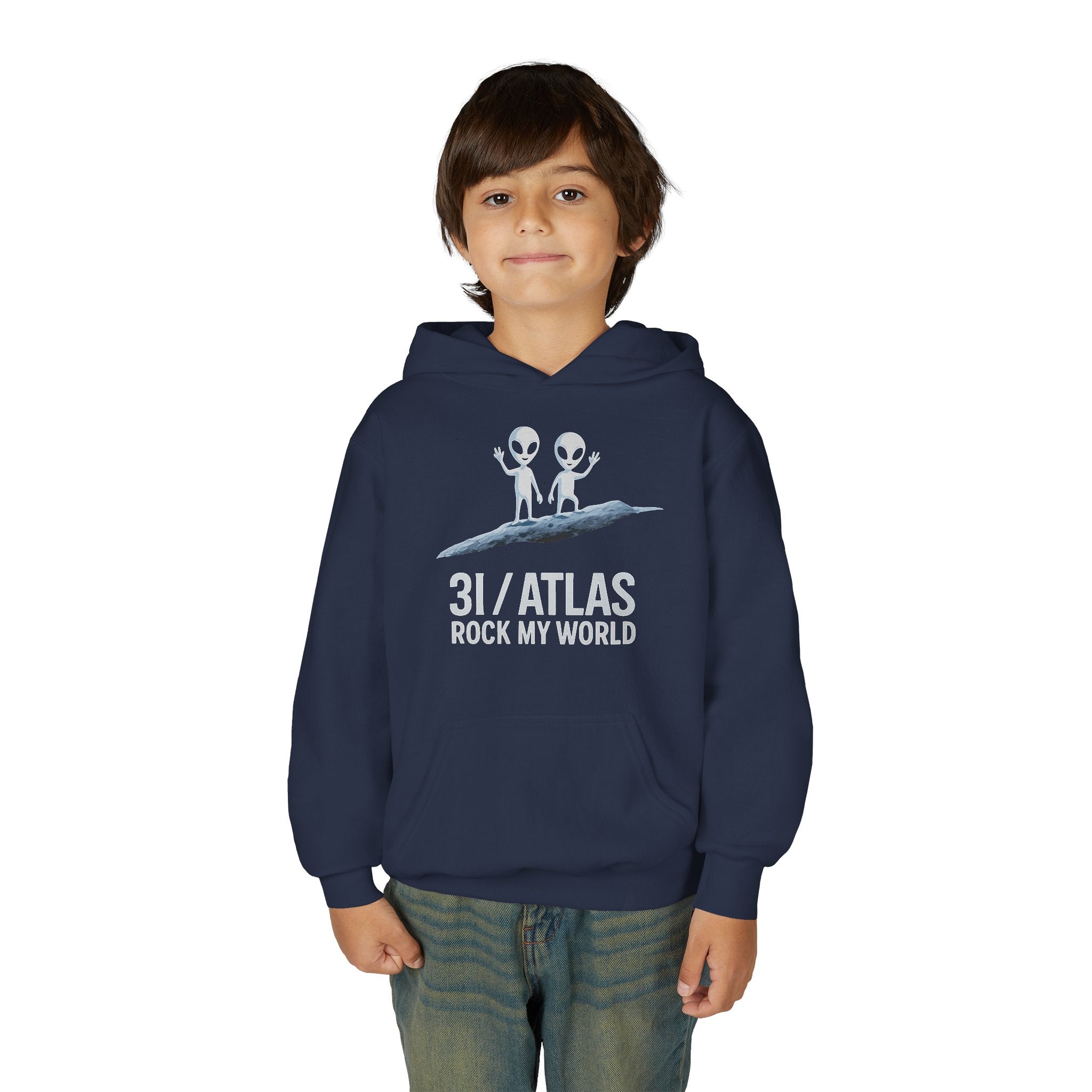 3I/Atlas Kids Sweatshirt – Space-Themed Alien Graphic, Astronomy Kids Gift, Interstellar Clothing Adventure Ready Sweatshirt with 31/ATLAS Design