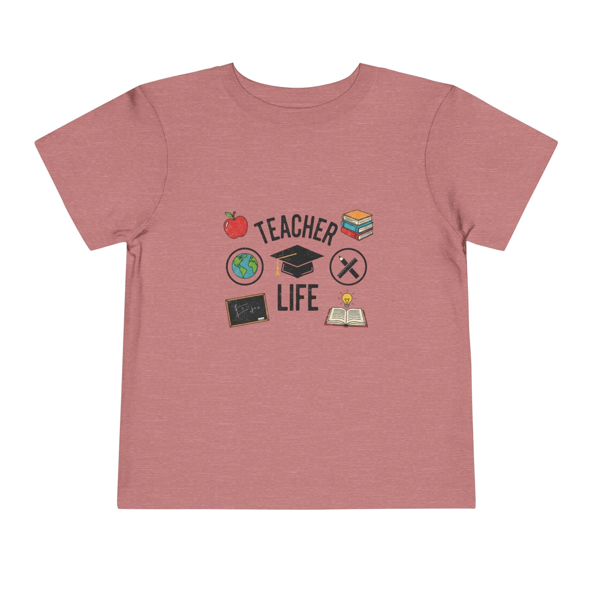 Teacher Life Toddler Tee, Cute Kids T-Shirt, Back to School Gift, Toddler Apparel, Educational Tee, Teacher Gift