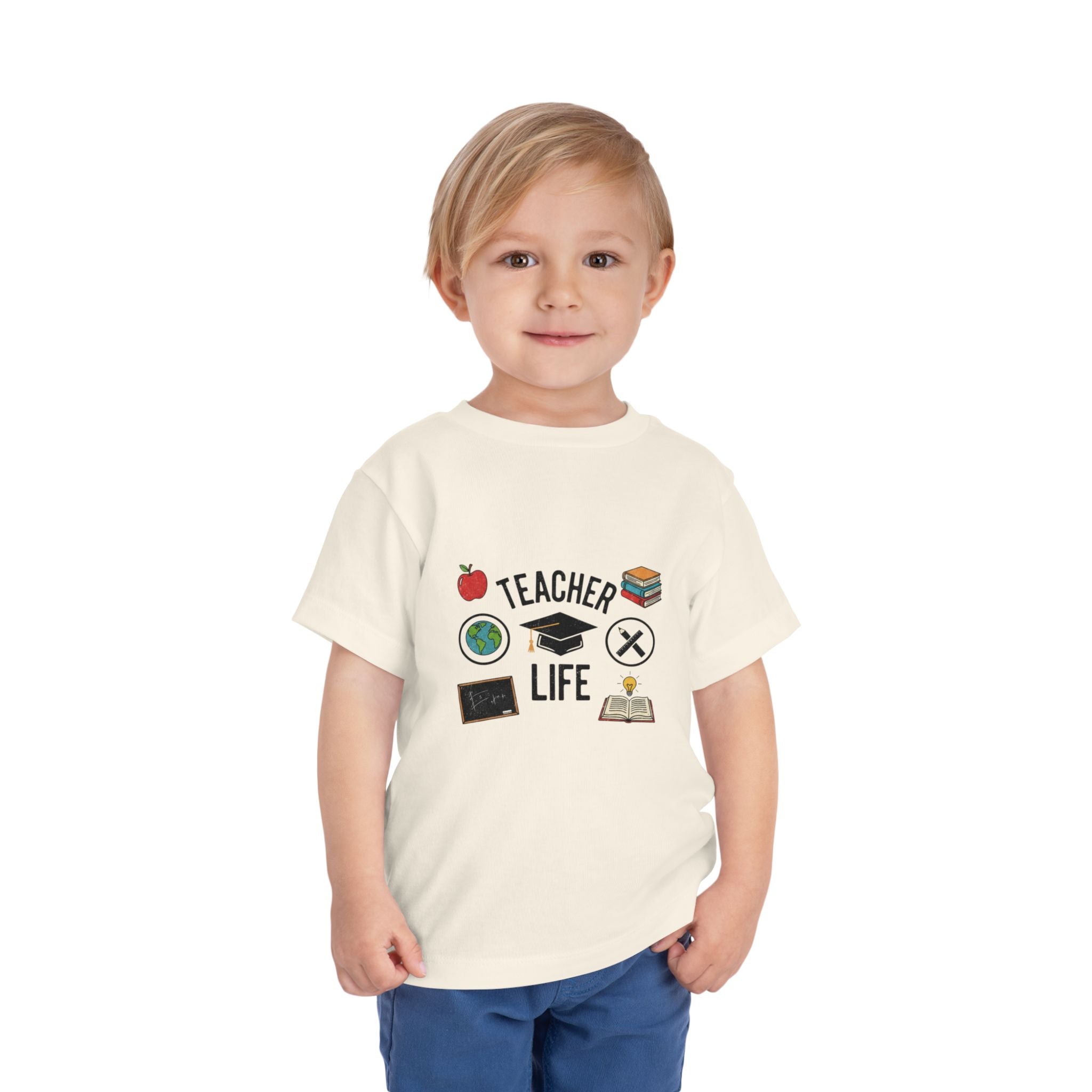 Teacher Life Toddler Tee, Cute Kids T-Shirt, Back to School Gift, Toddler Apparel, Educational Tee, Teacher Gift