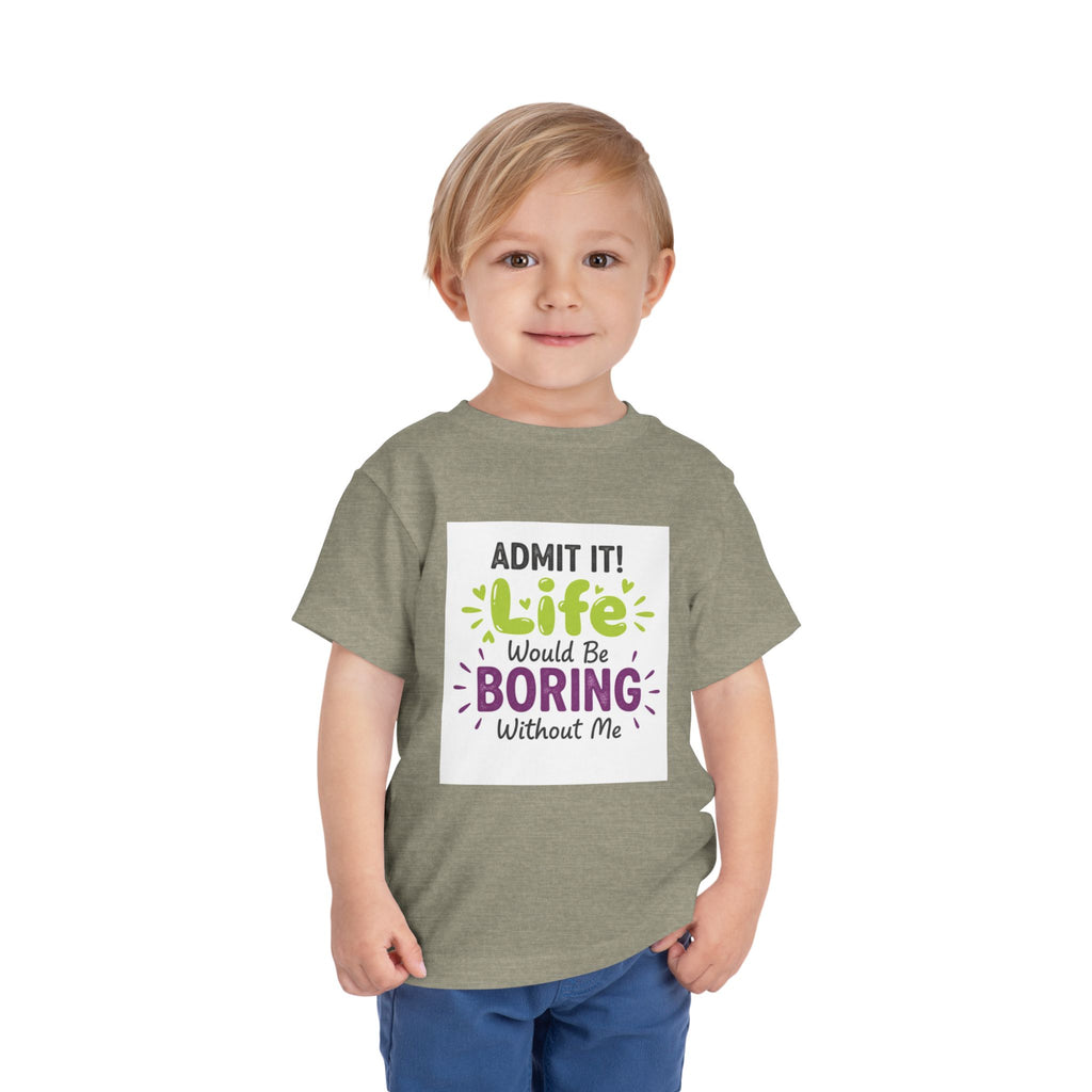 Boring Life Toddler Tee, Funny Kid's Shirt, Birthday Gift, Playdate Outfit, Adorable Toddler Clothing