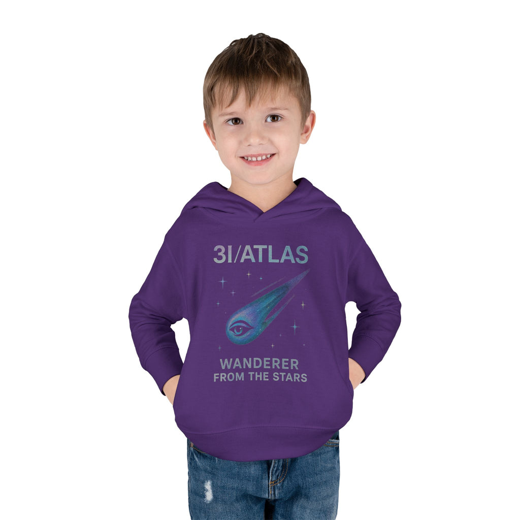 Toddler Hoodie - Wanderer From The Stars' Space Graphic Pullover