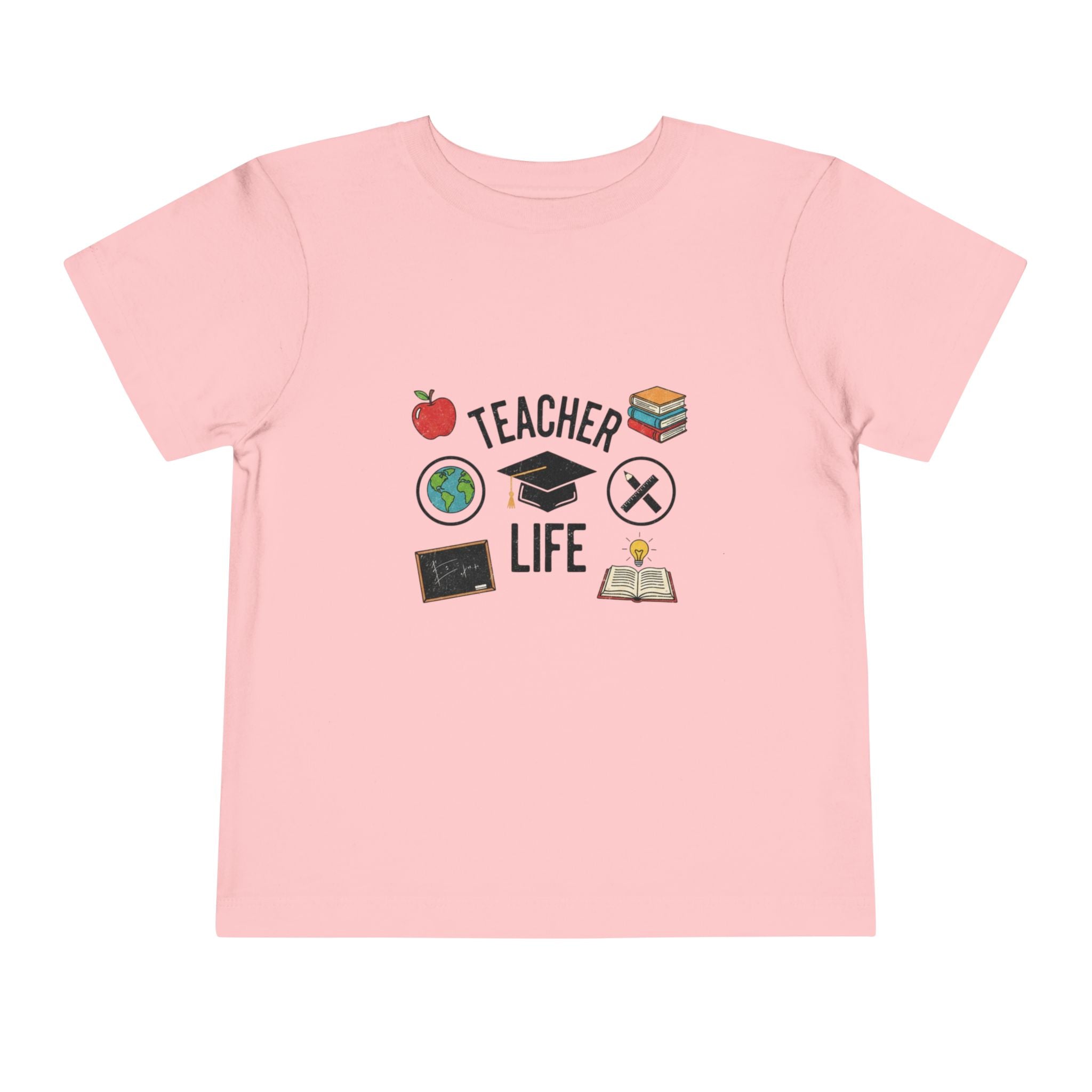 Teacher Life Toddler Tee, Cute Kids T-Shirt, Back to School Gift, Toddler Apparel, Educational Tee, Teacher Gift
