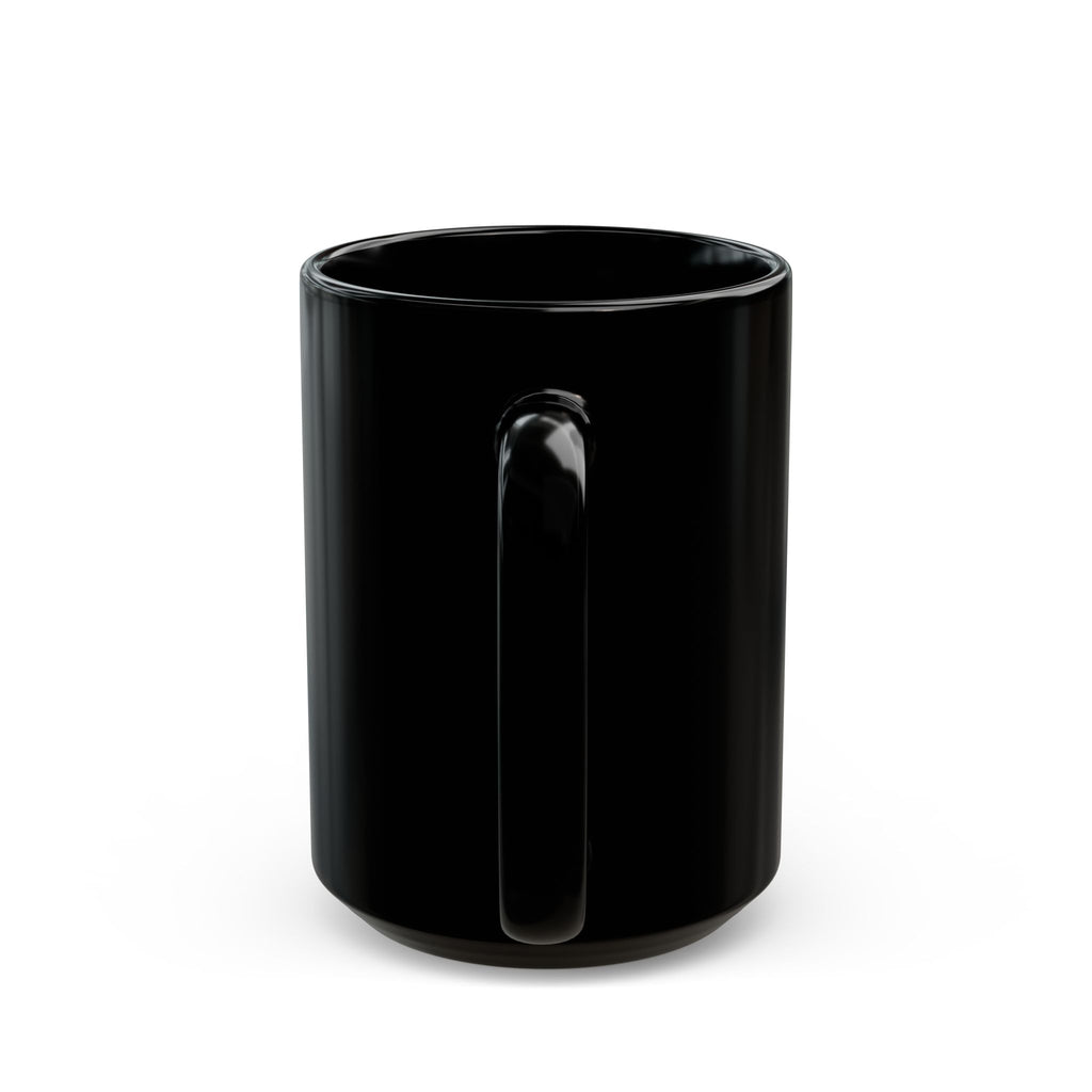 Wanderer From The Stars Black Mug — 11oz/15oz Space Comet Coffee Cup